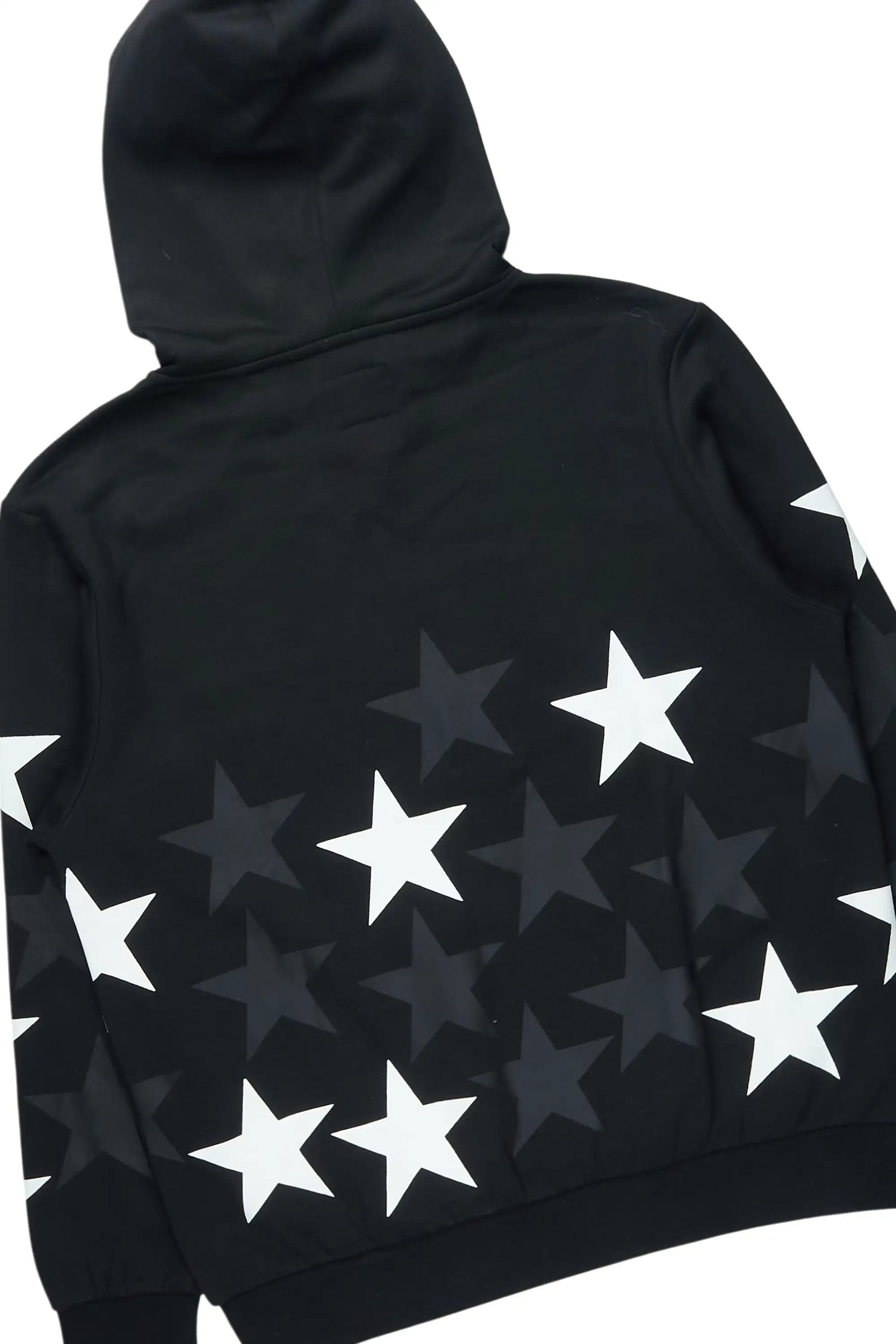 Starlane Black/White Hoodie Stacked Flare Fit Track Set