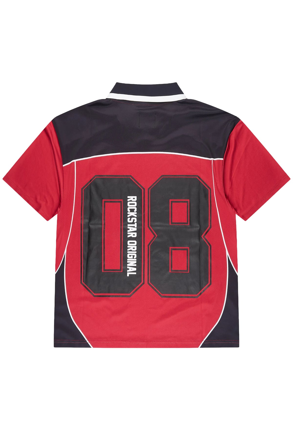 Roche Red World Soccer Inspired Graphic Jersey