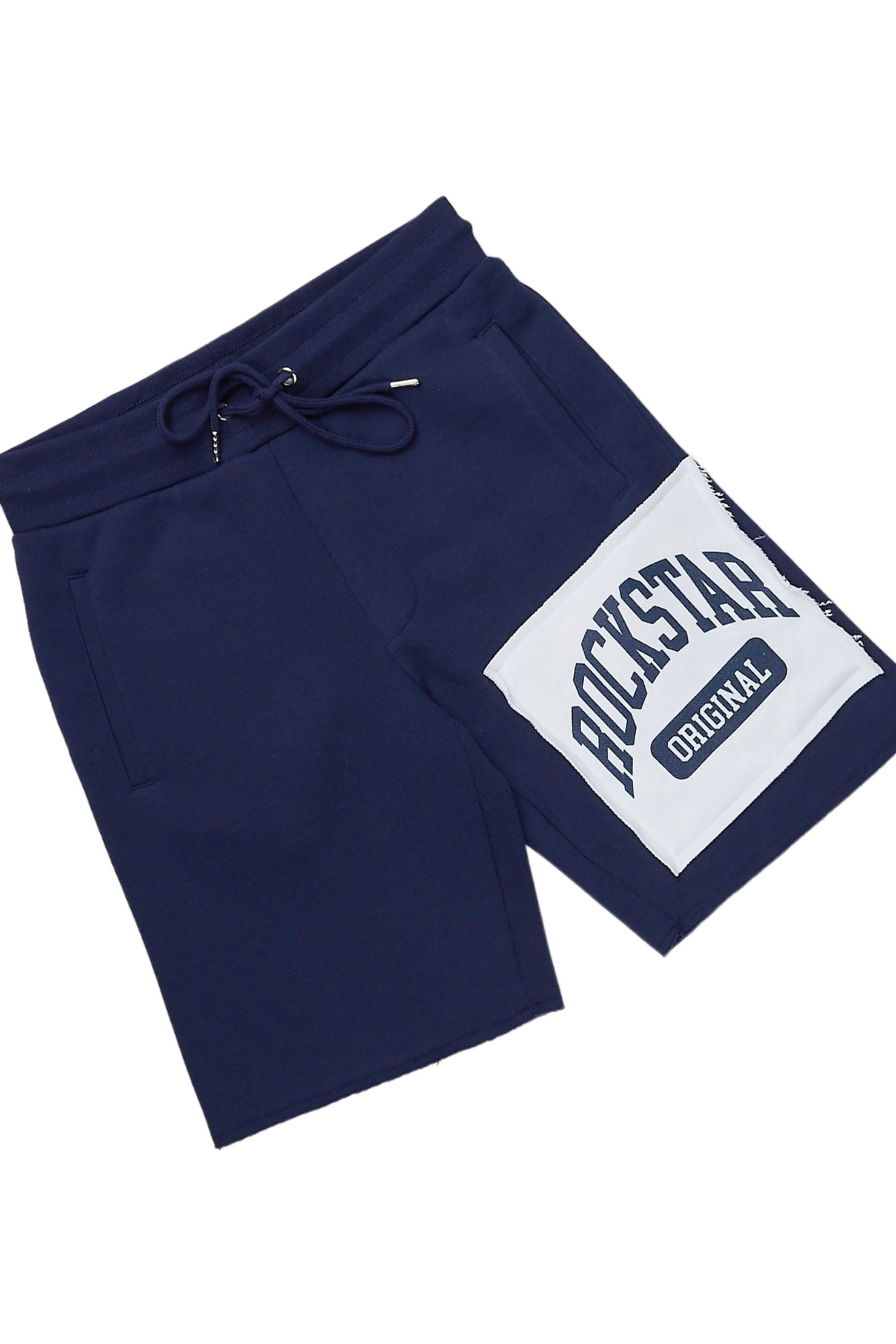 Boys Jain White& Navy T-Shirt/Short Set