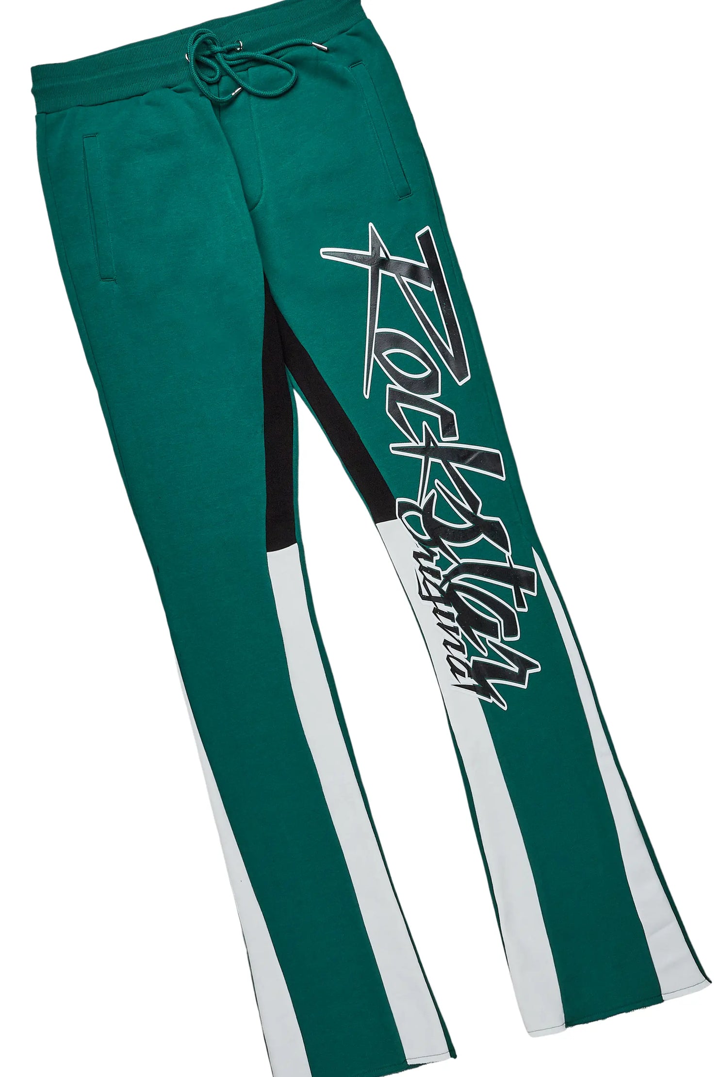 Kalibre White/Green T-Shirt Stacked Flare Track Set
