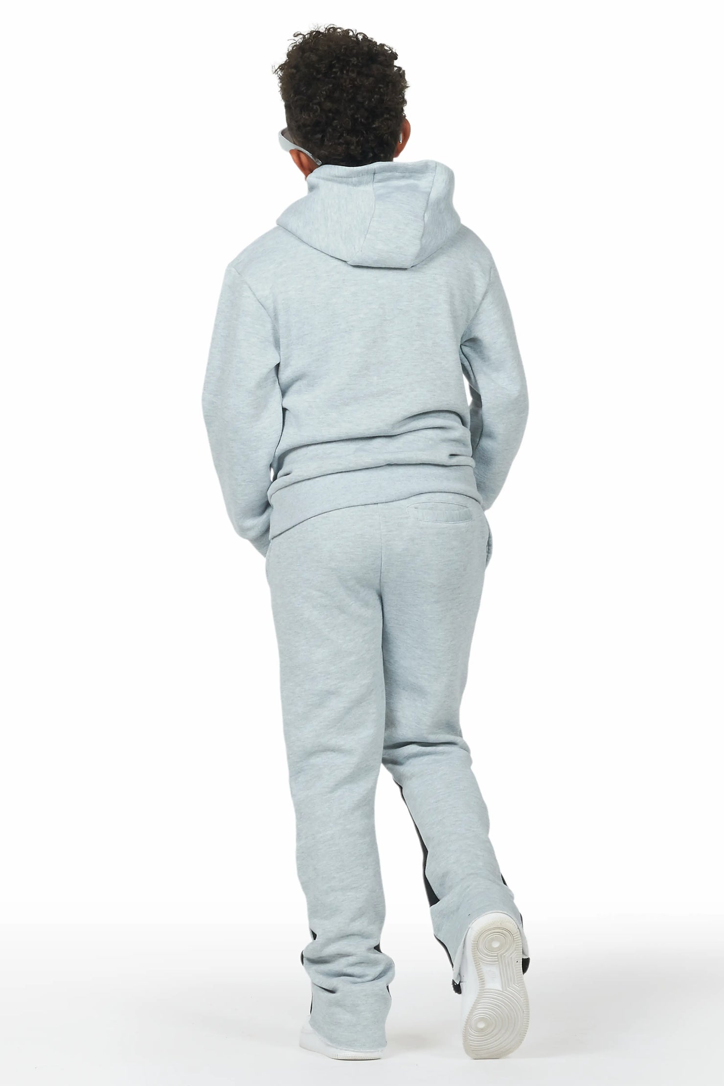 Boys Palmer Grey Stacked Track Set