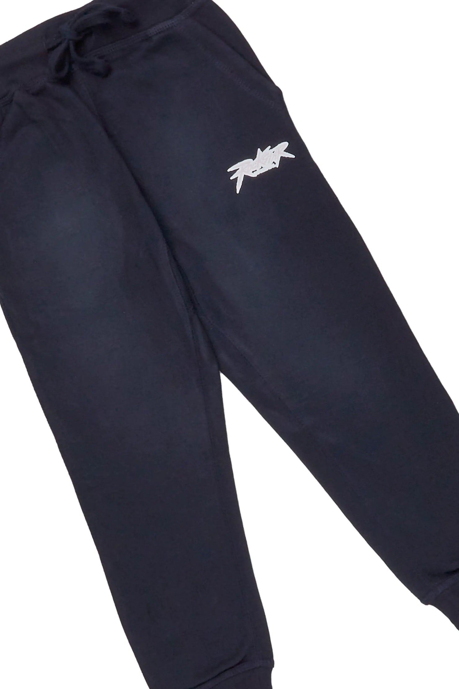 Boys Race Navy Hoodie Track Pant Set