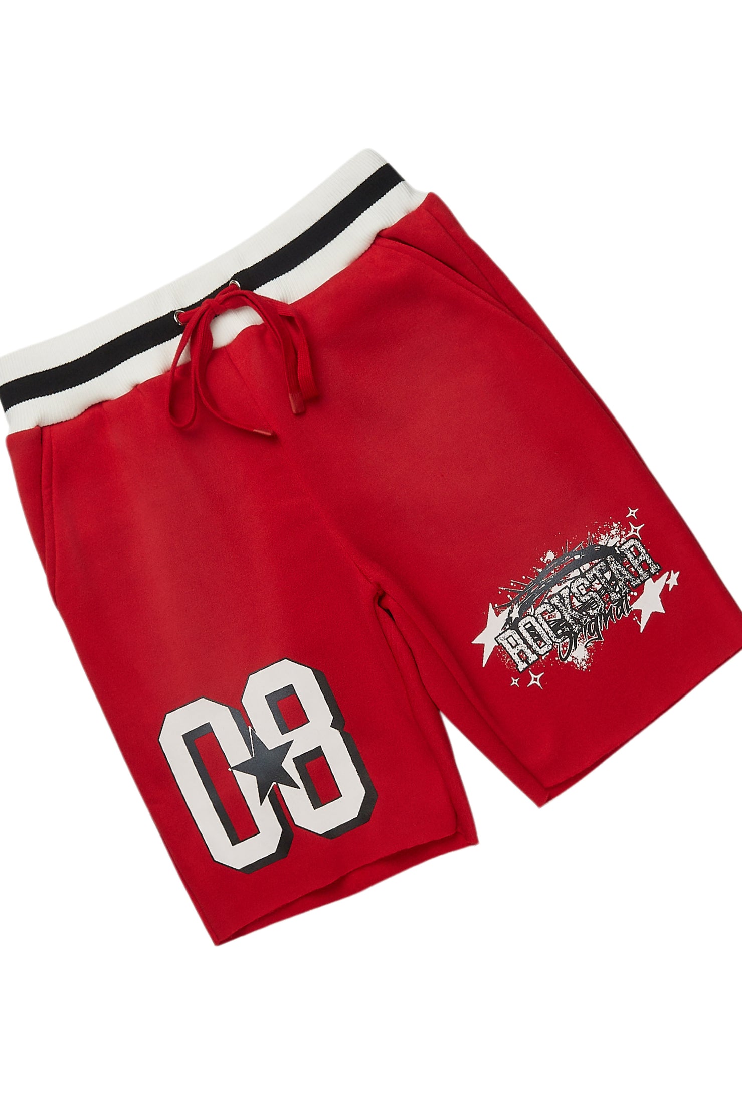 Carolina White/Red T-Shirt Short Set