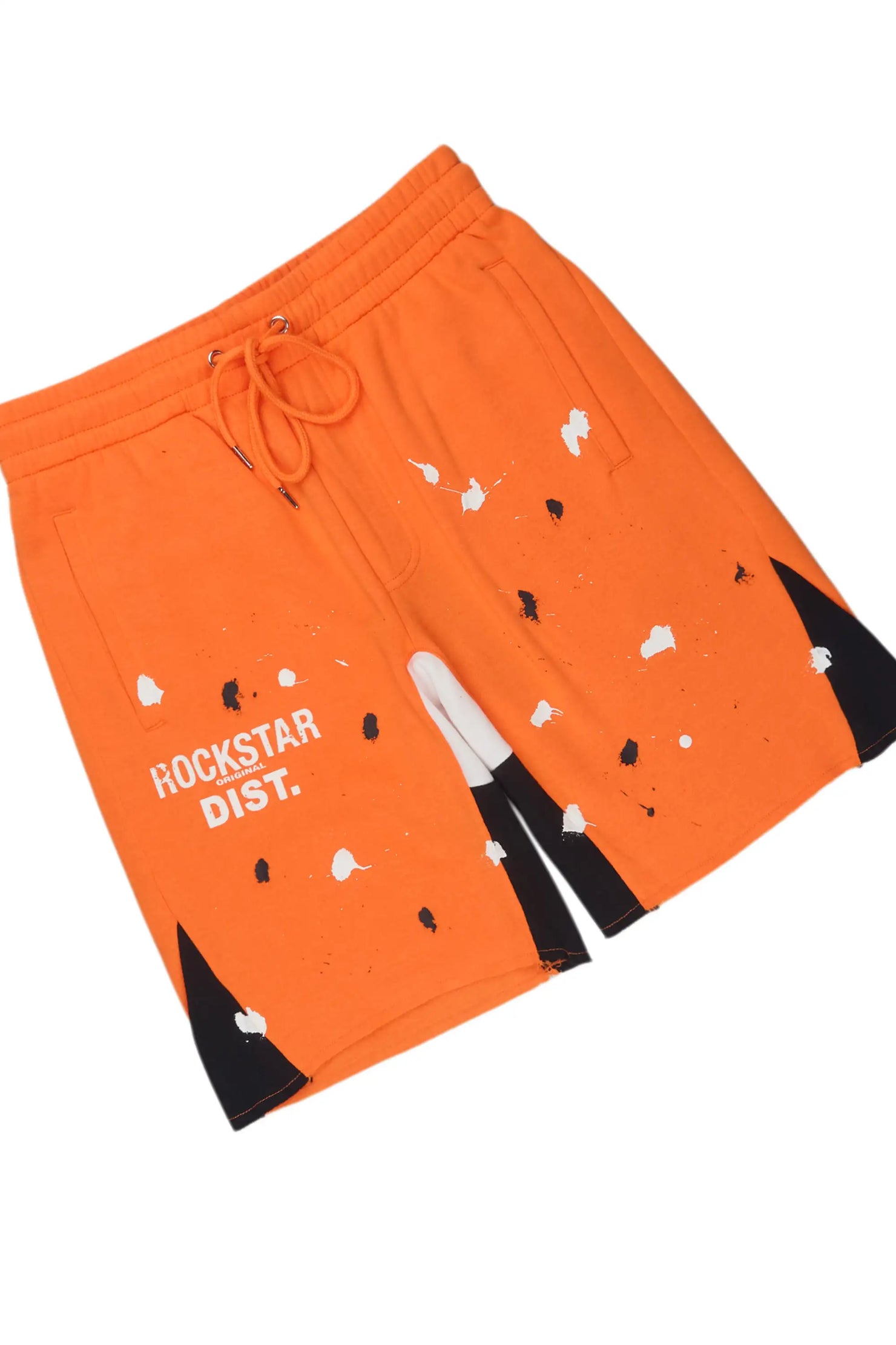 Scottie White/Orange Painter T-Shirt/Short Set