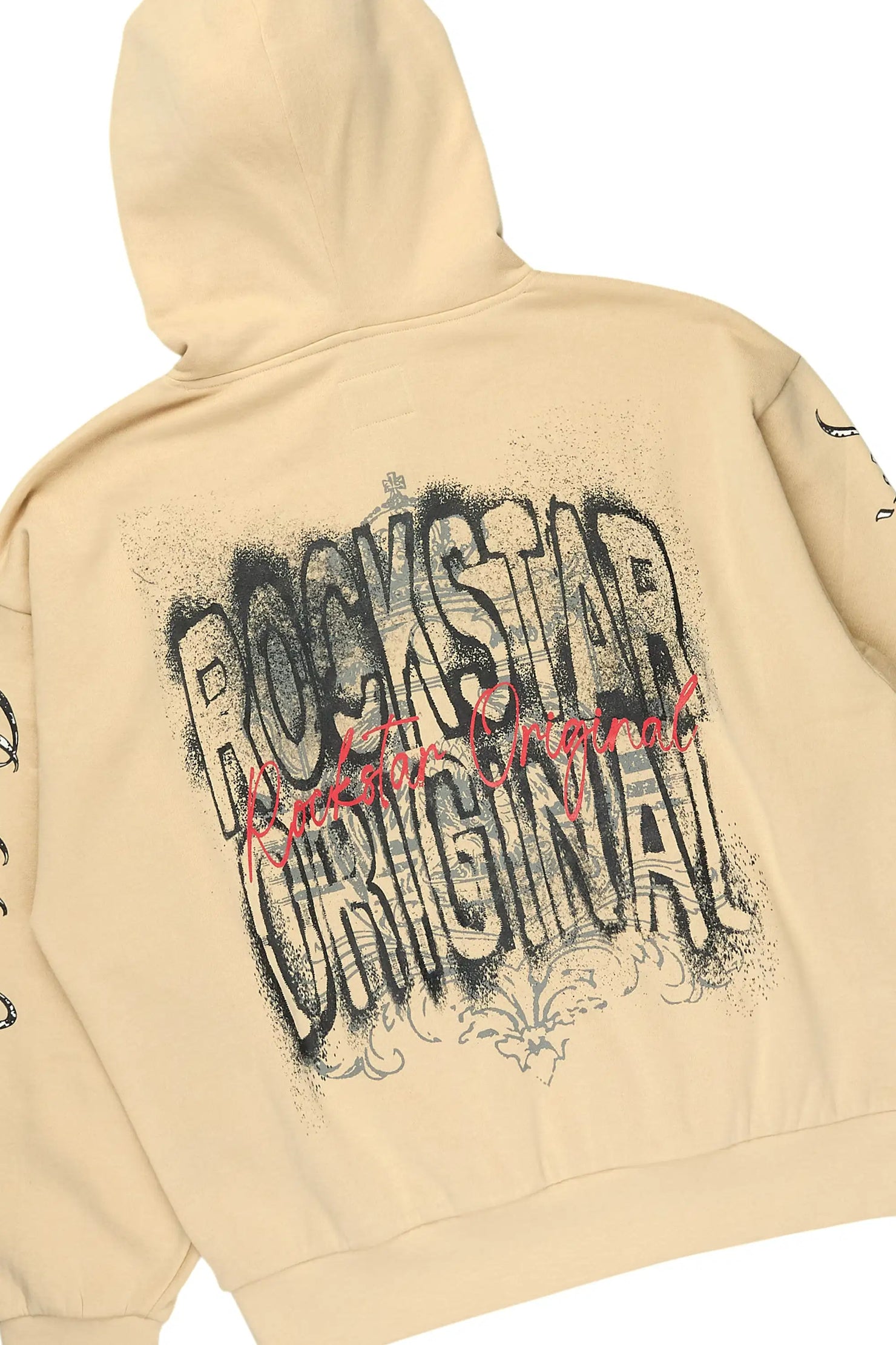 Enkel Beige Hoodie/Baggy Pant Track Set