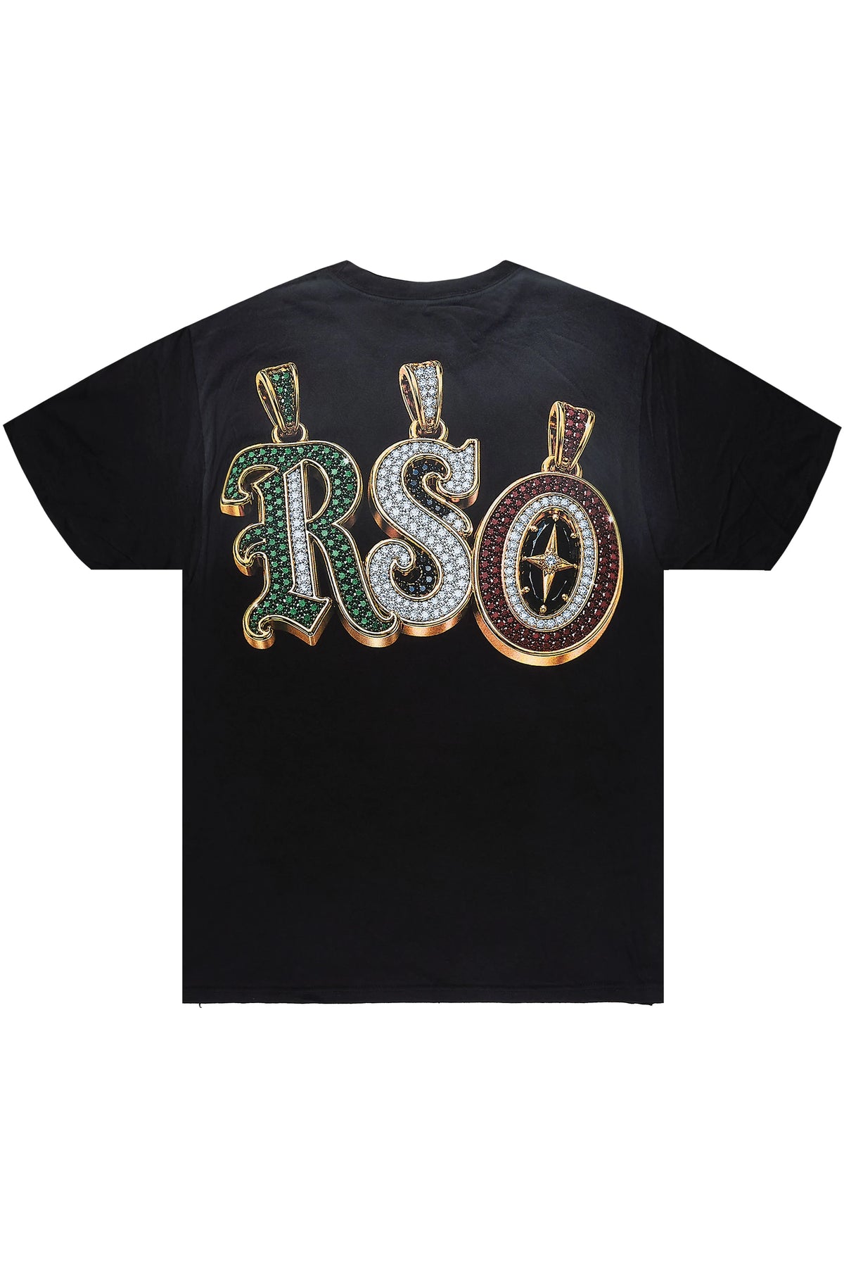 Pendant Black Oversized Graphic T-Shirt