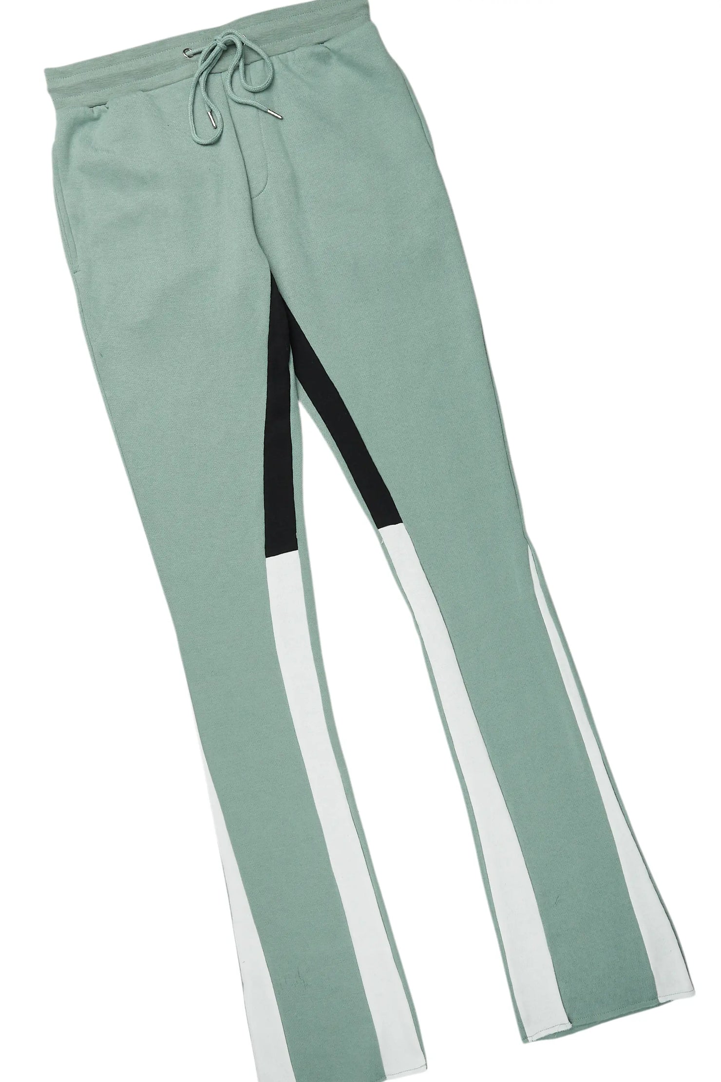 Basic Sage Hoodie/Stacked Flare Track Set