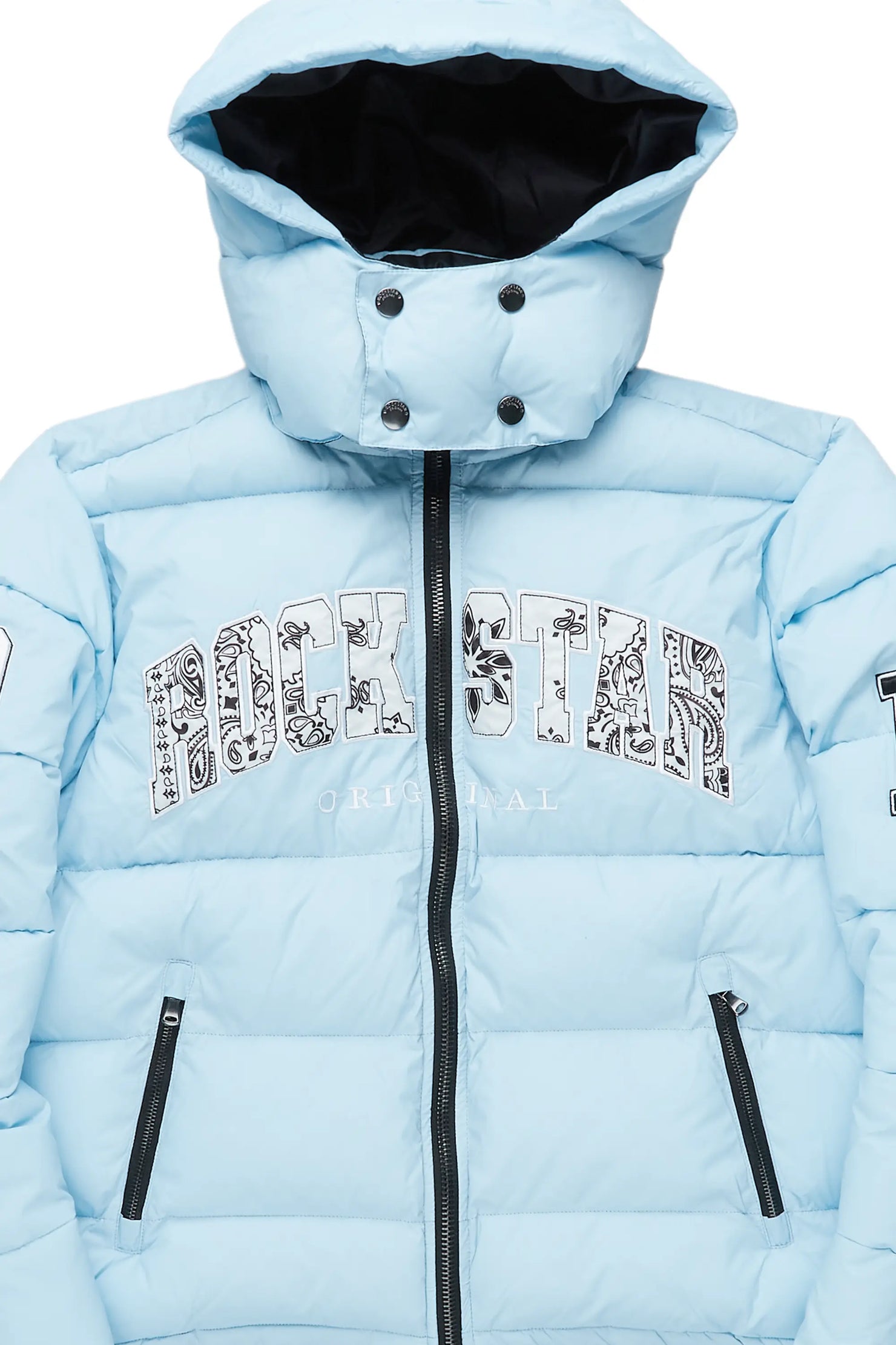 Bronx Baby Blue Heavy Puffer Jacket