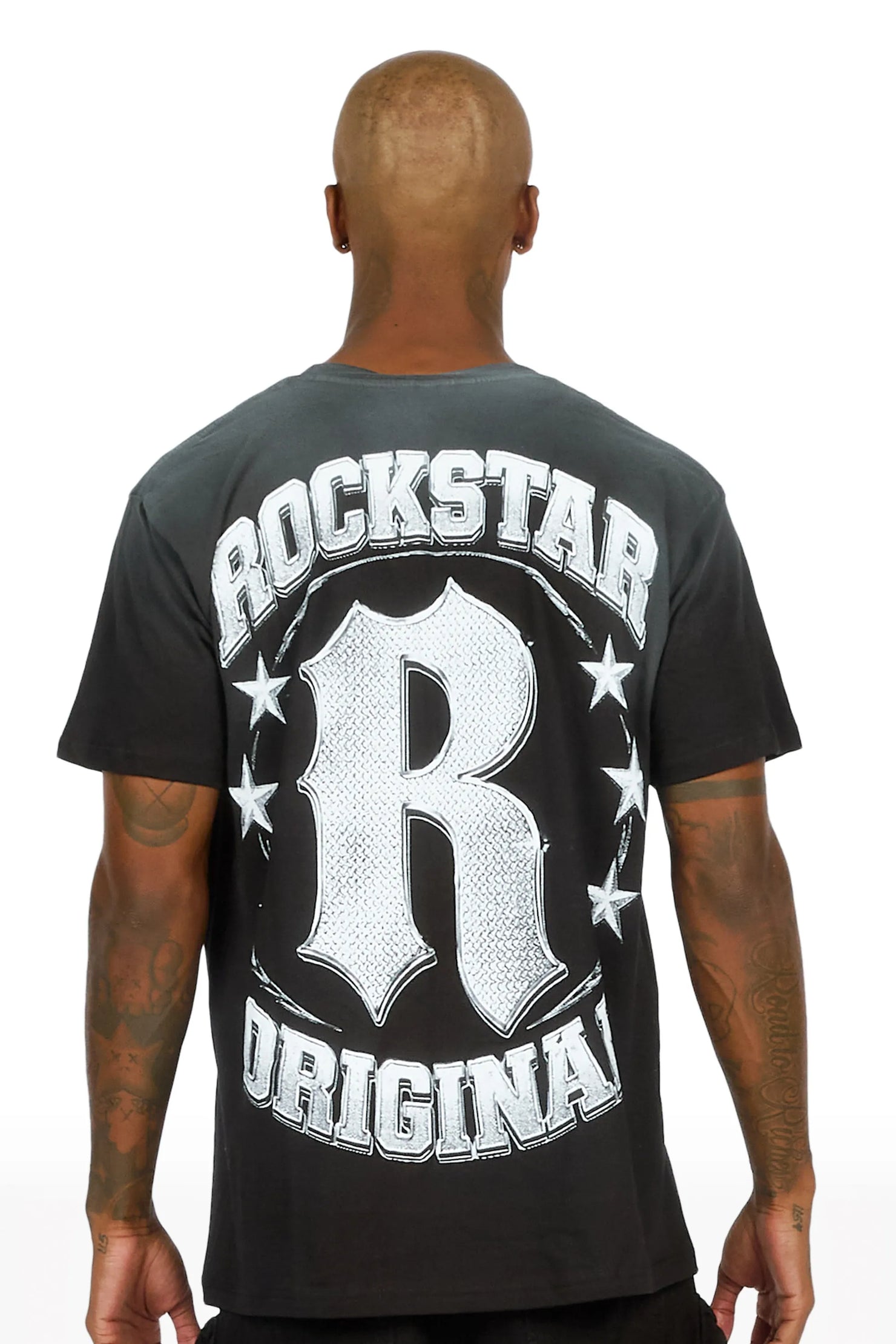 Dewayne Black Oversized Graphic T-Shirt