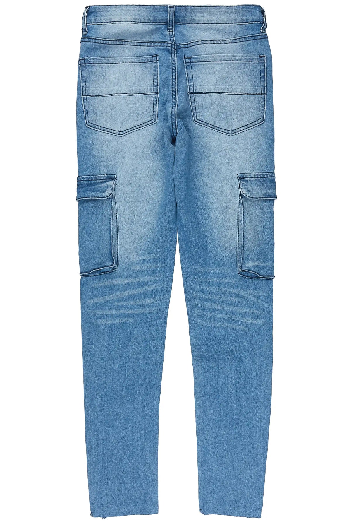 Kimwona Light Wash Cargo Skinny Jean