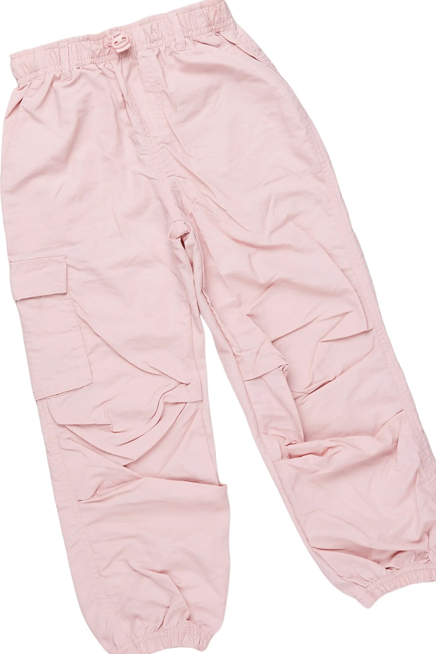 Girls Karasi White/Pink T-Shirt Cargo Jogger Set