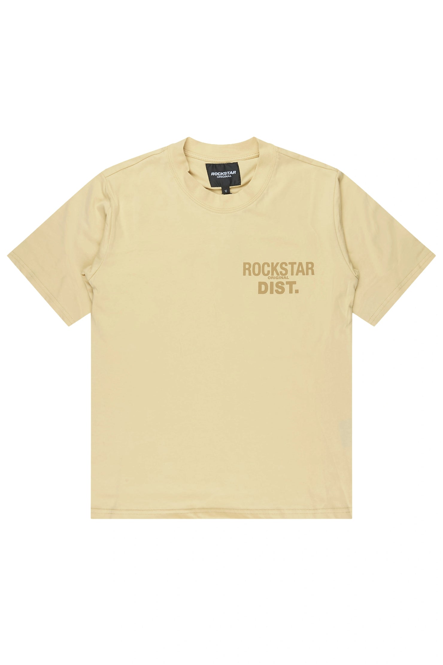 Boys Jolan Beige Boxy T-Shirt