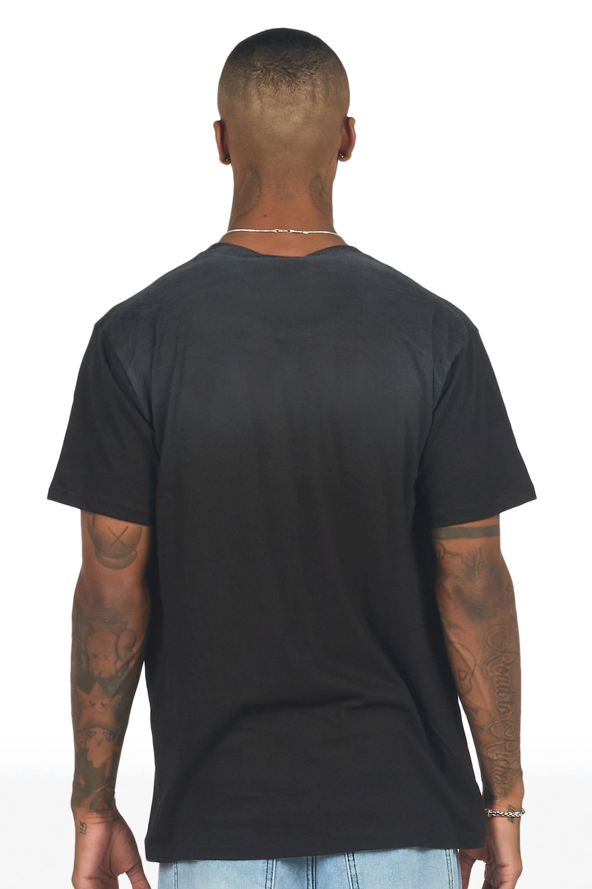 Frazier Black Oversized Graphic T-Shirt