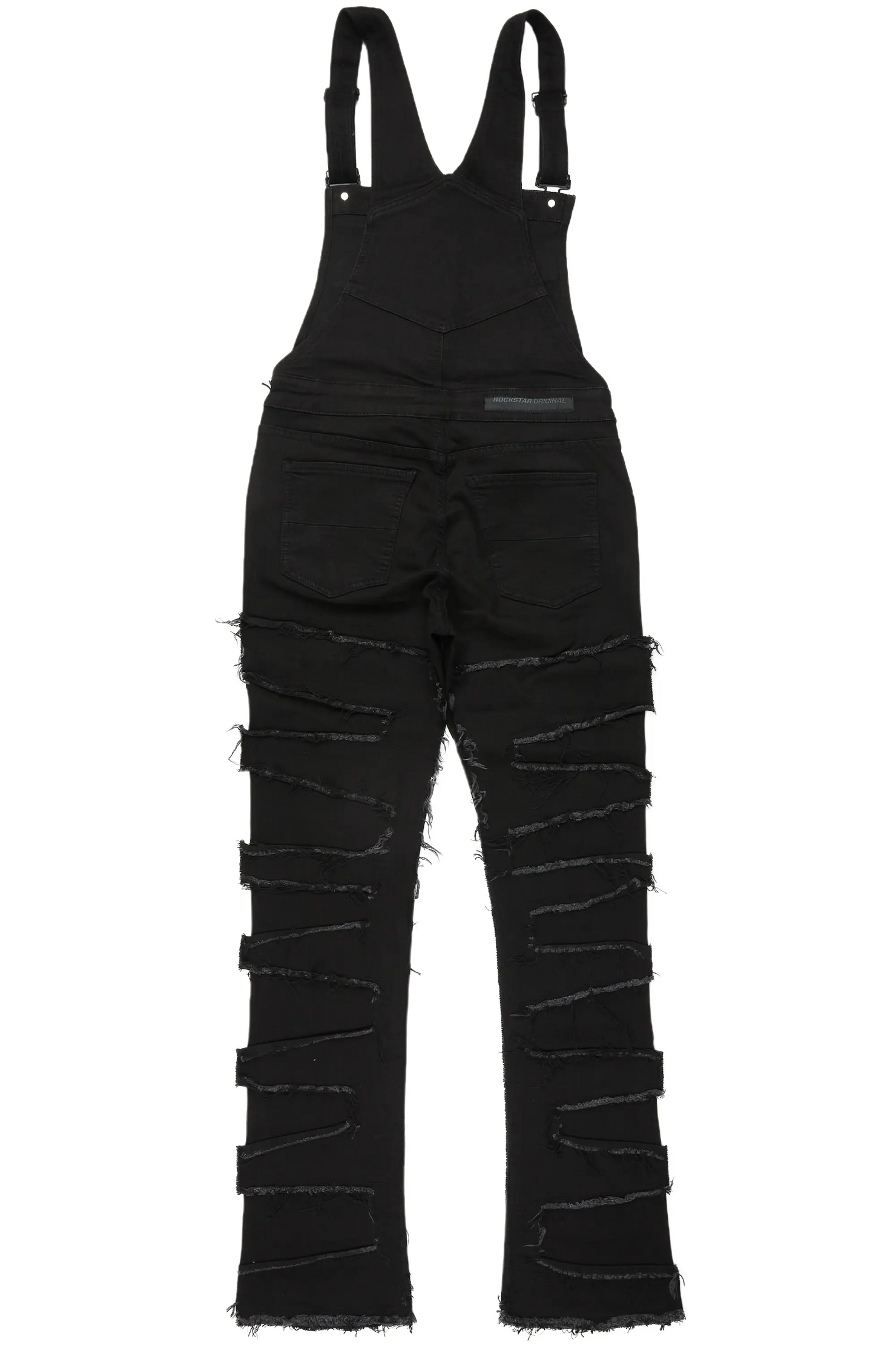 Daysha Black Denim Overall