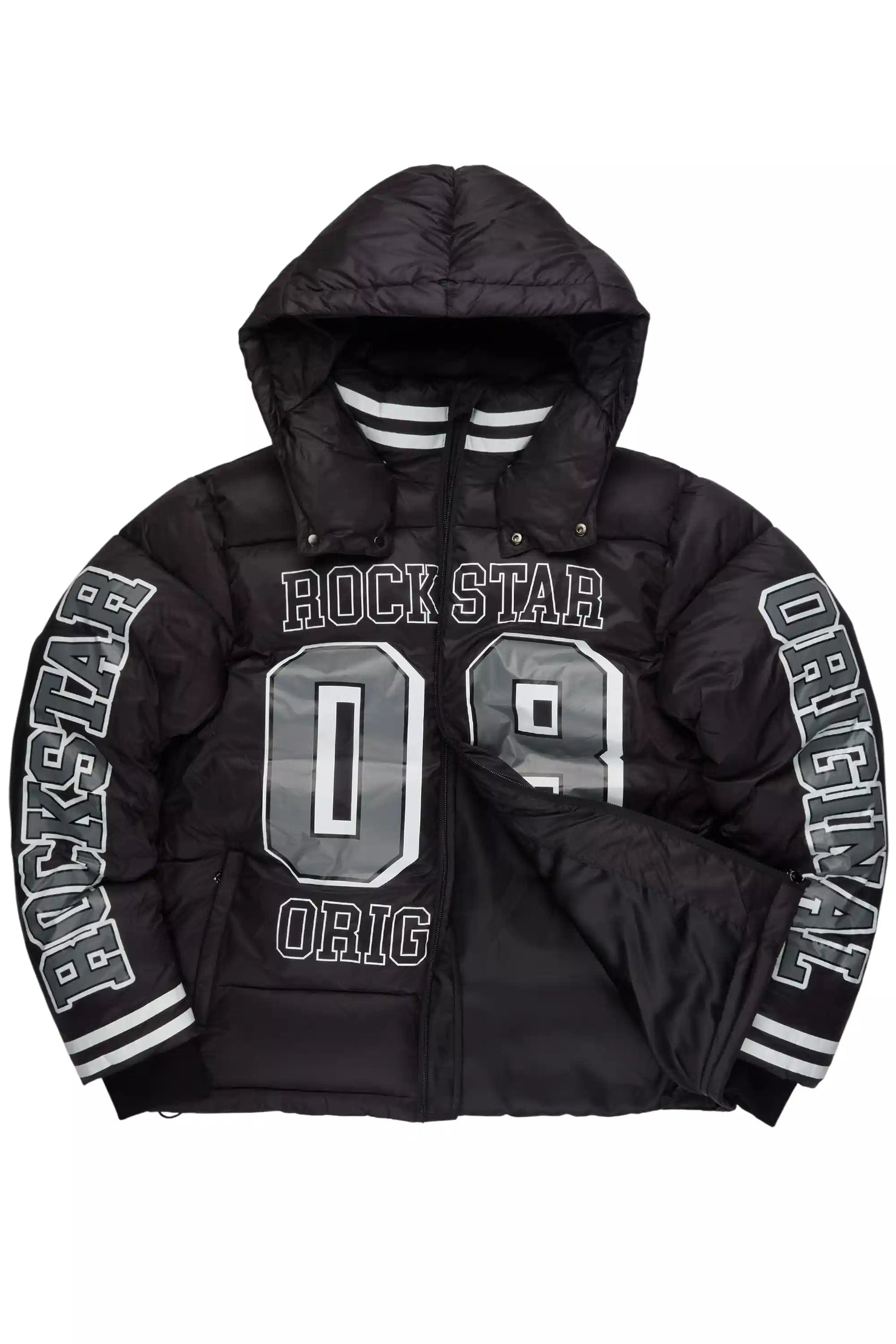 Yaco Black Puffer Jacket