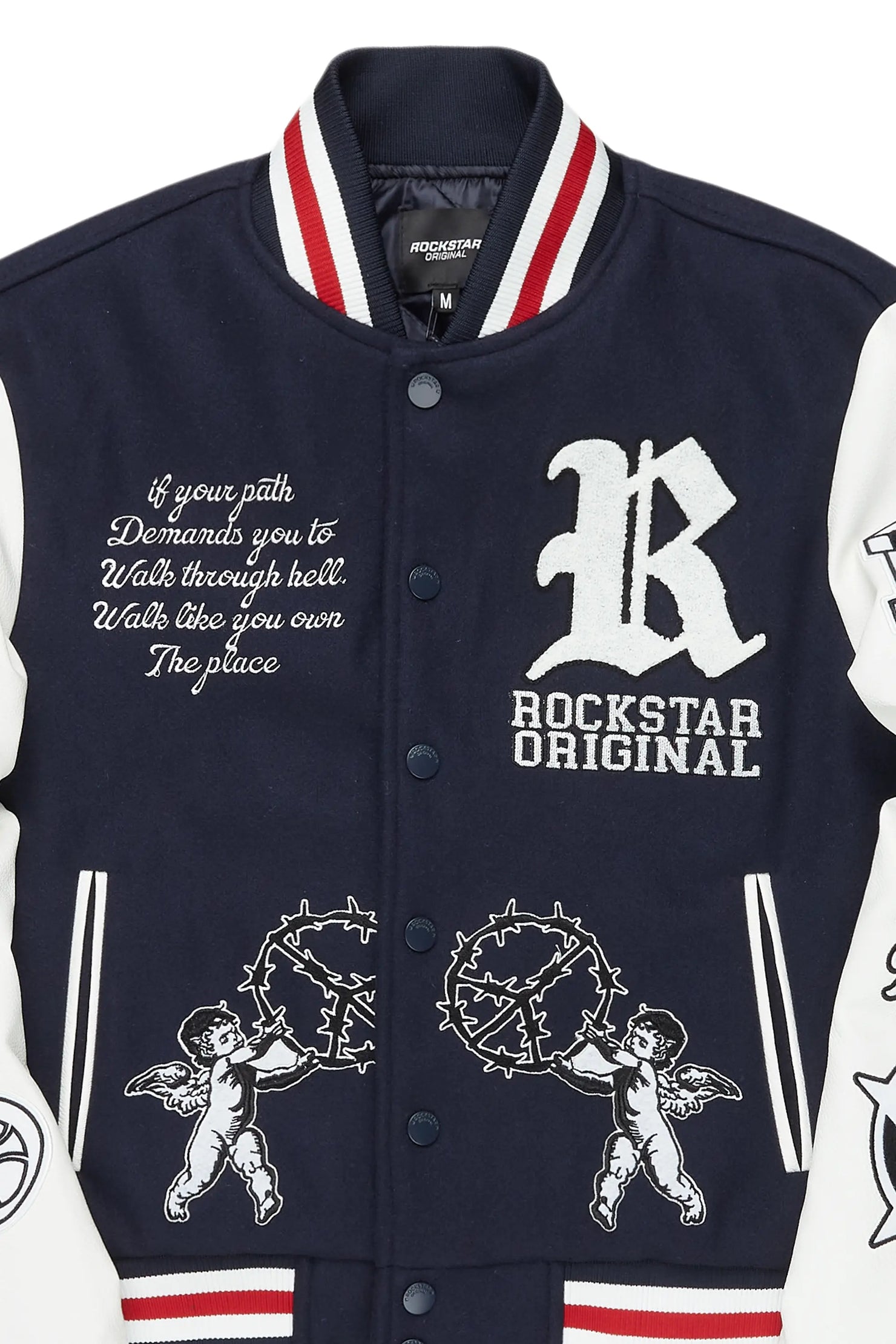 Afonso Navy Varsity Jacket