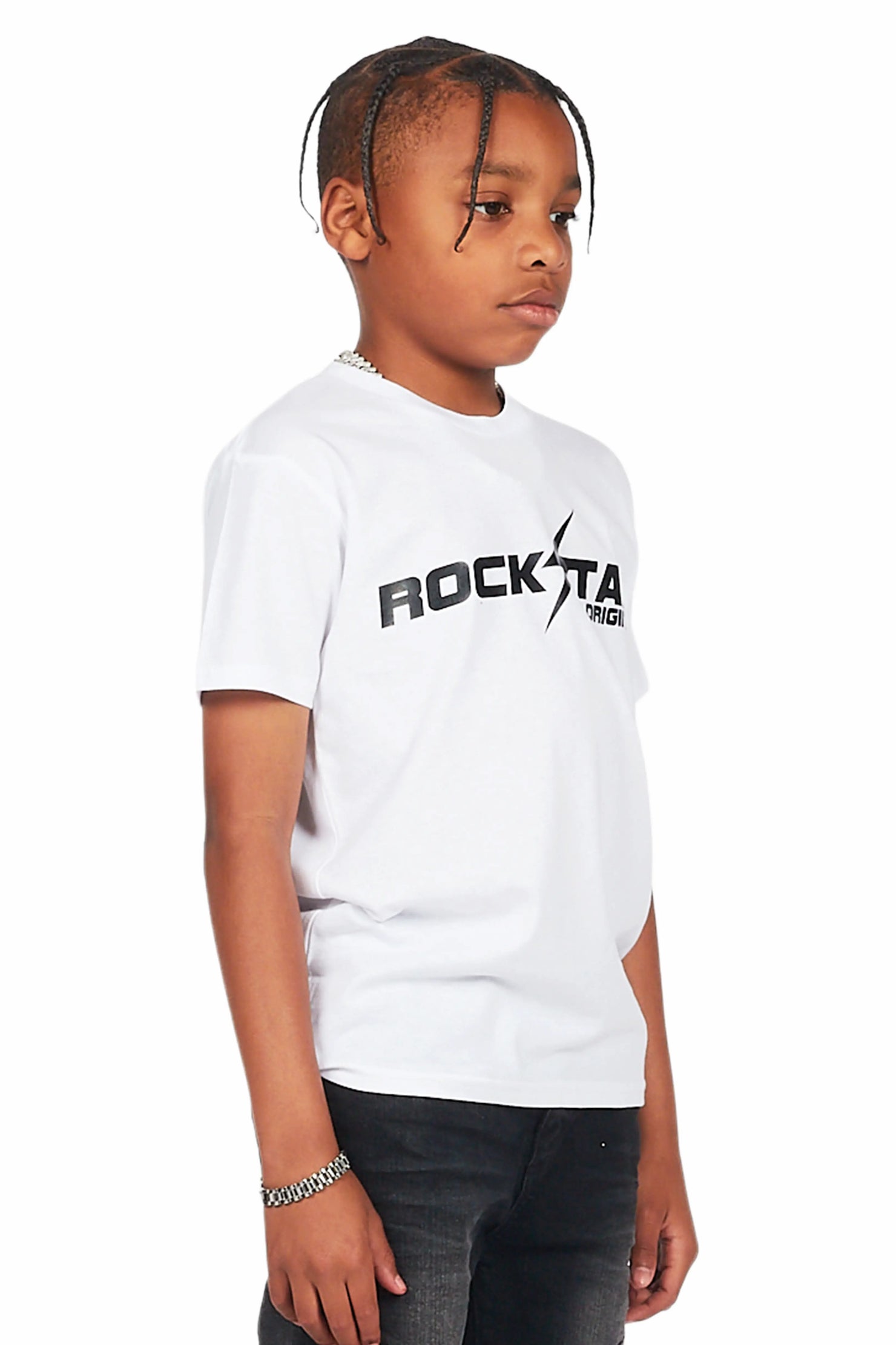 Boys Oakleyy White Graphic T-Shirt