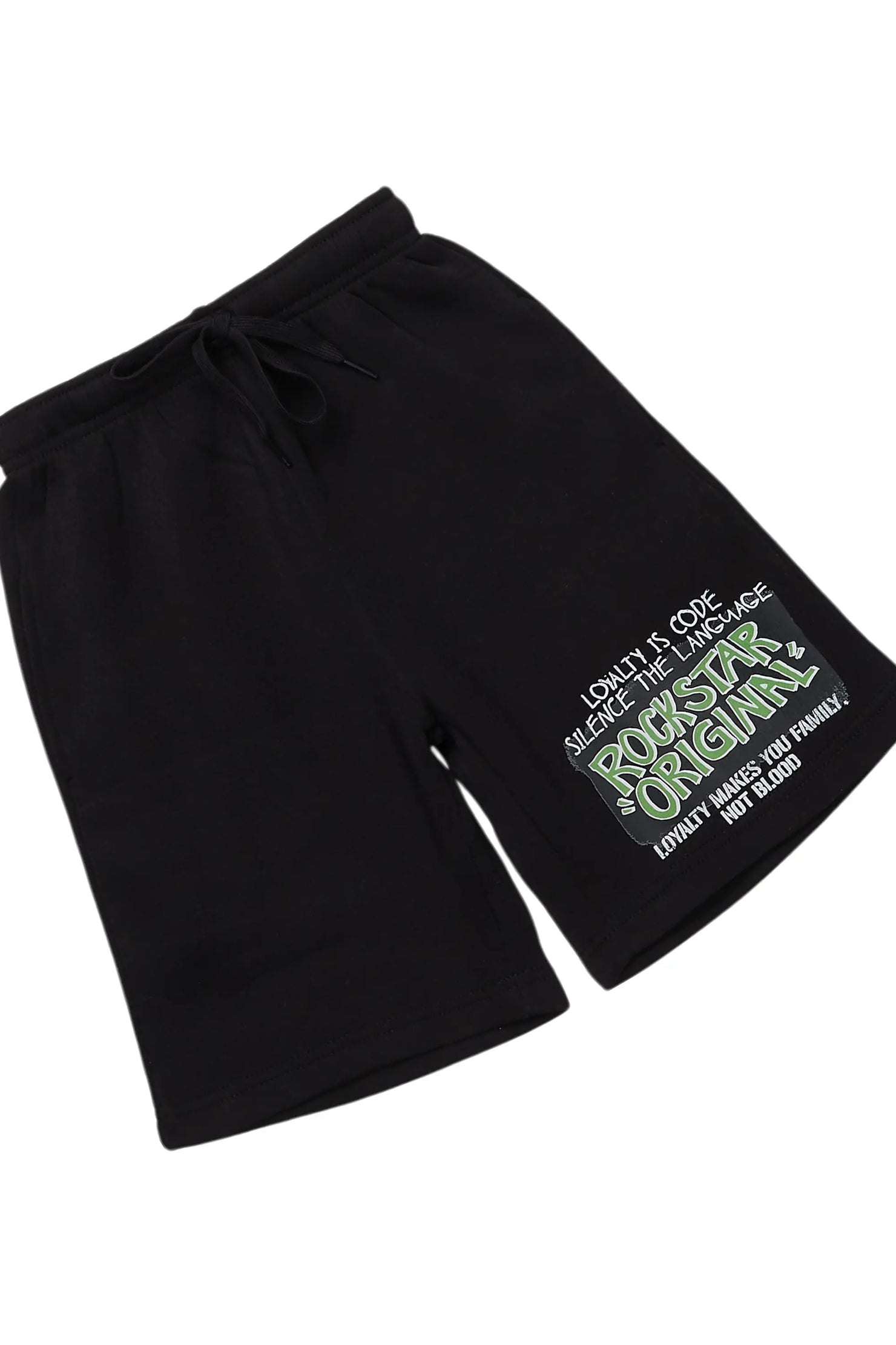 Boys Beno Black T-Shirt/Short Set