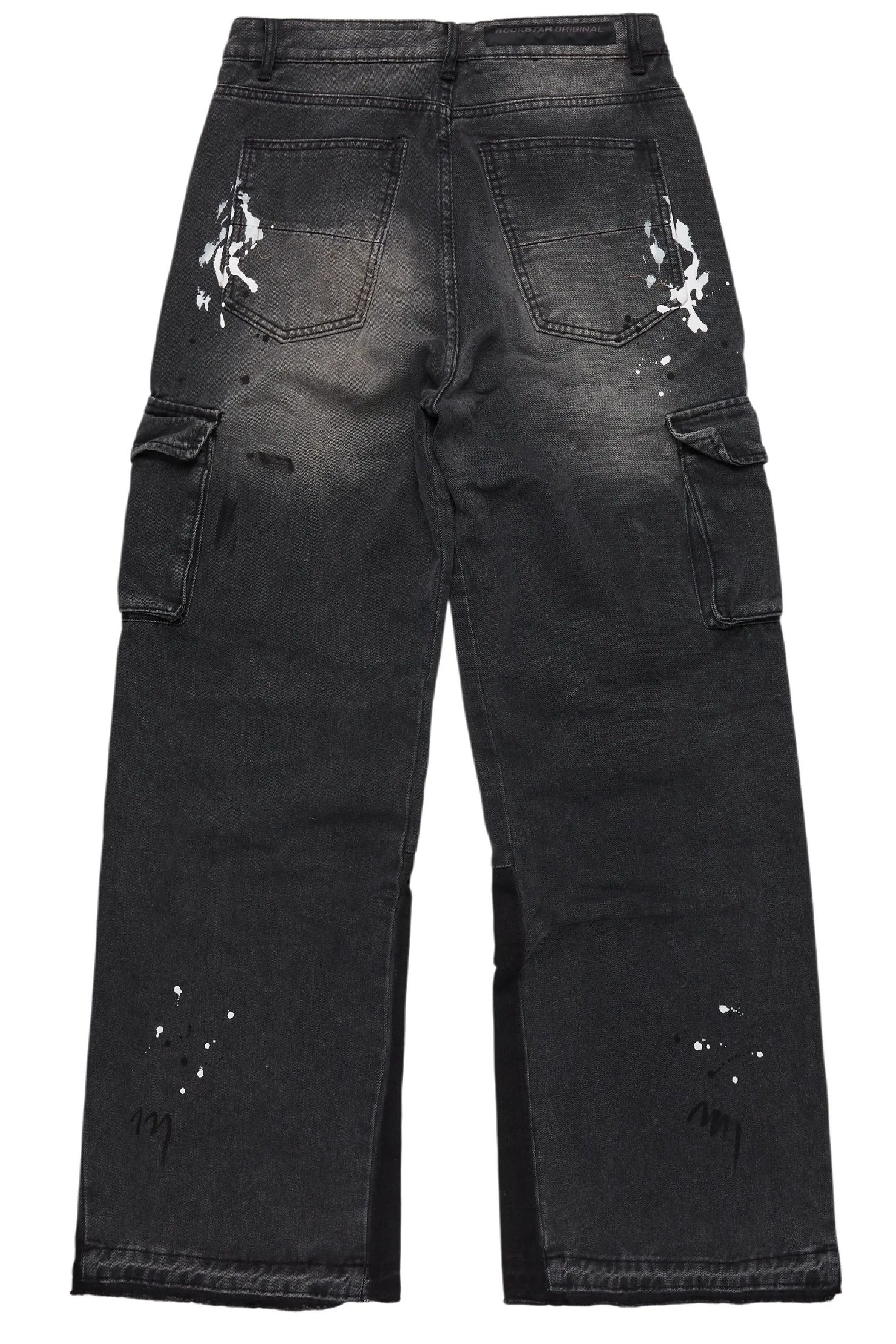 Dubaku Dark Grey Baggy Fit Jean