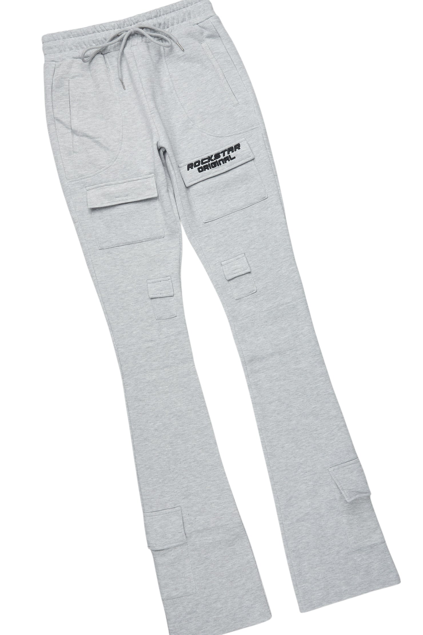 Connor Heather Grey T-Shirt/Stacked Flare Track Set