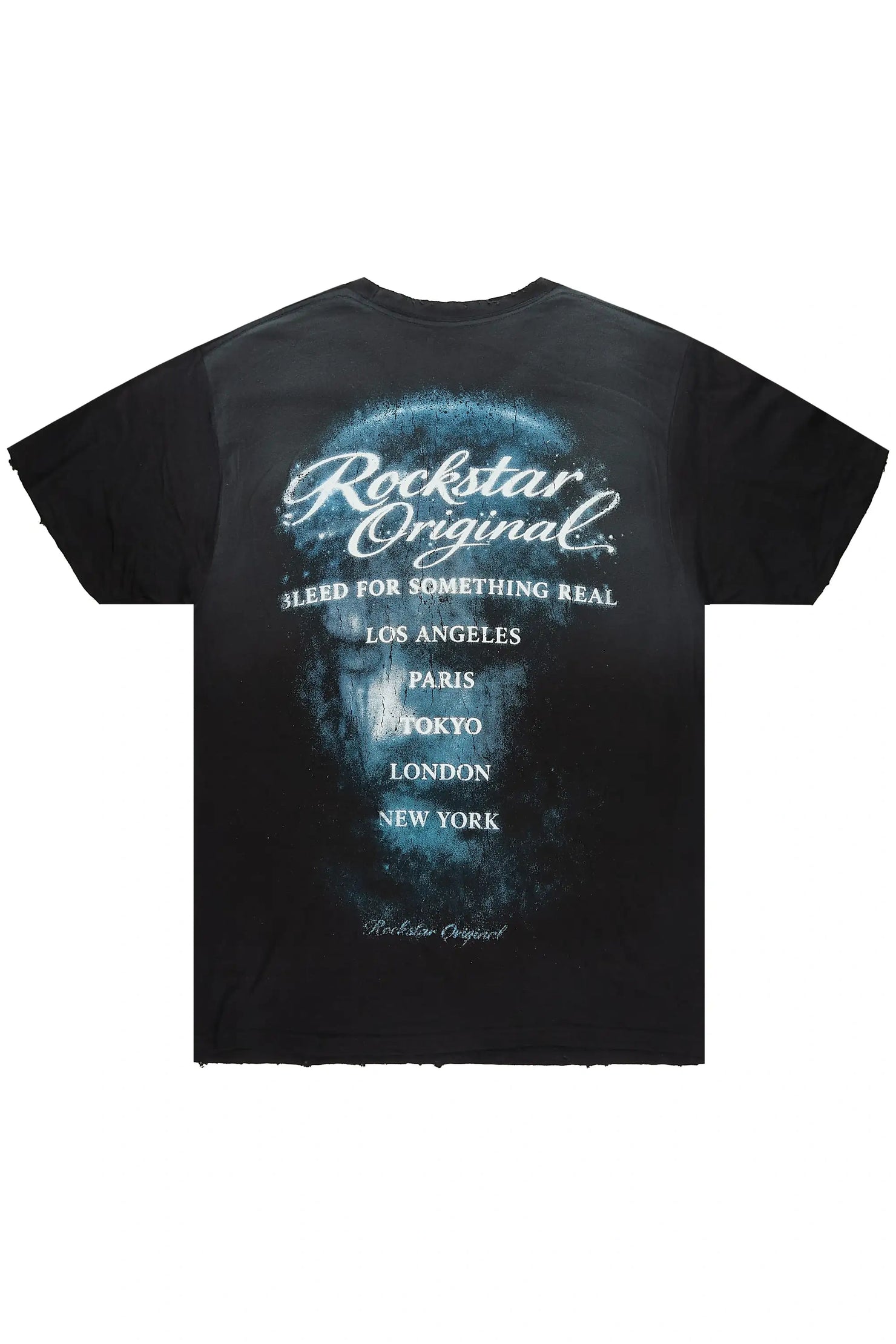Graves Black Oversized Graphic T-Shirt