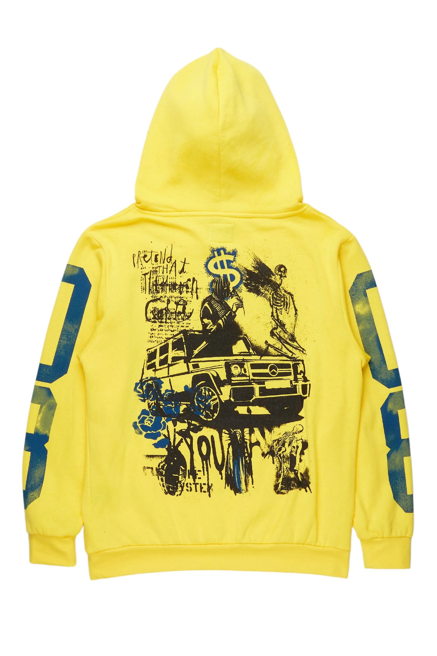Grill Yellow Graphic Hoodie