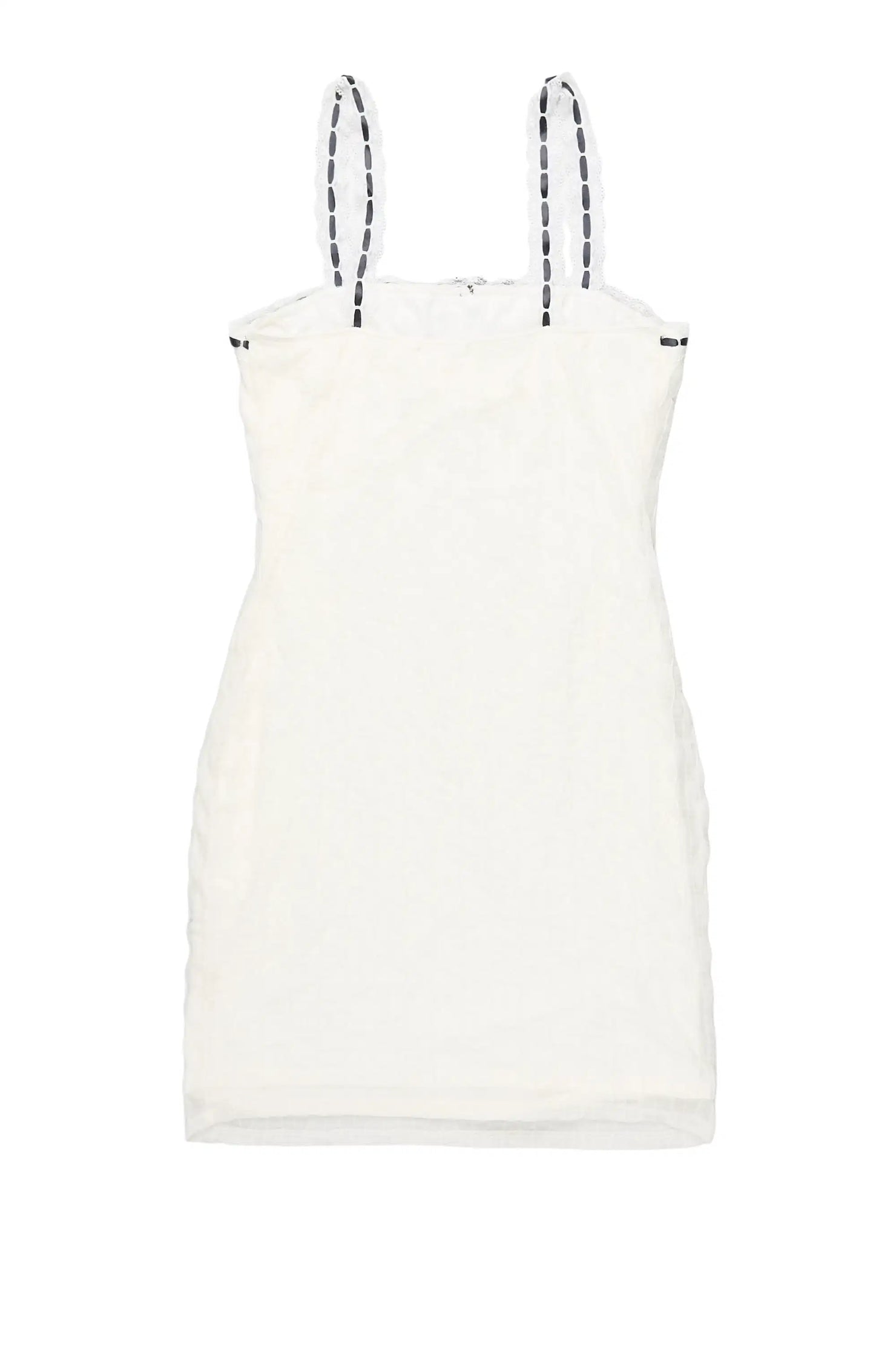 Niang White Tank Mini Dress