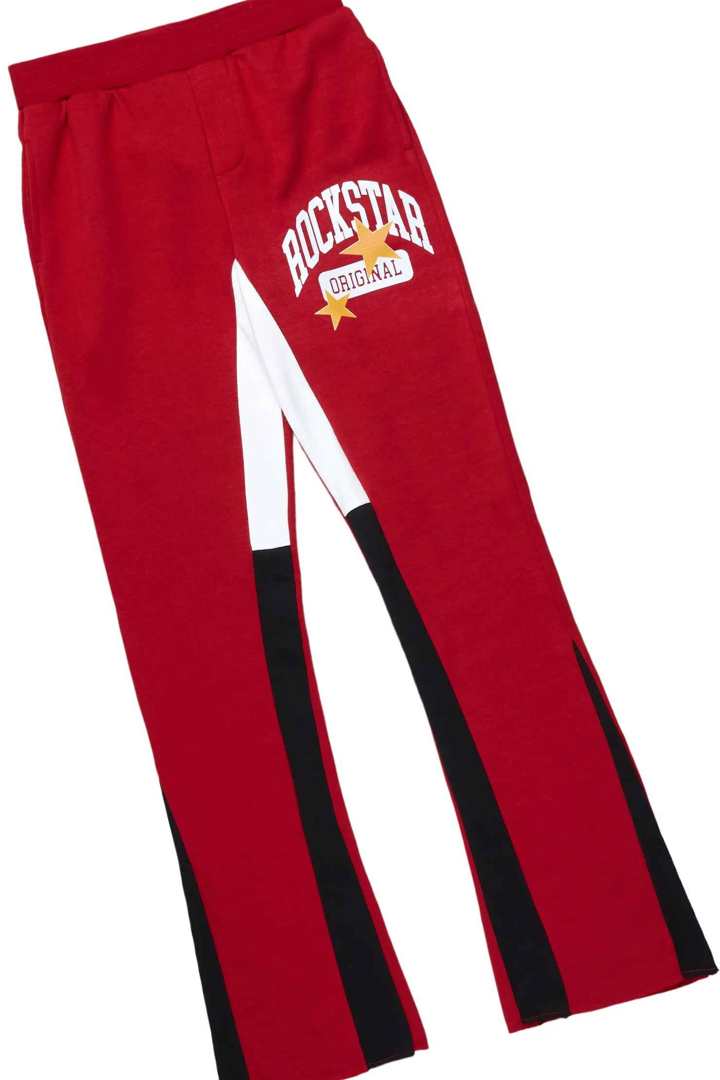 Boys Membie Burgundy Stacked Pant Set