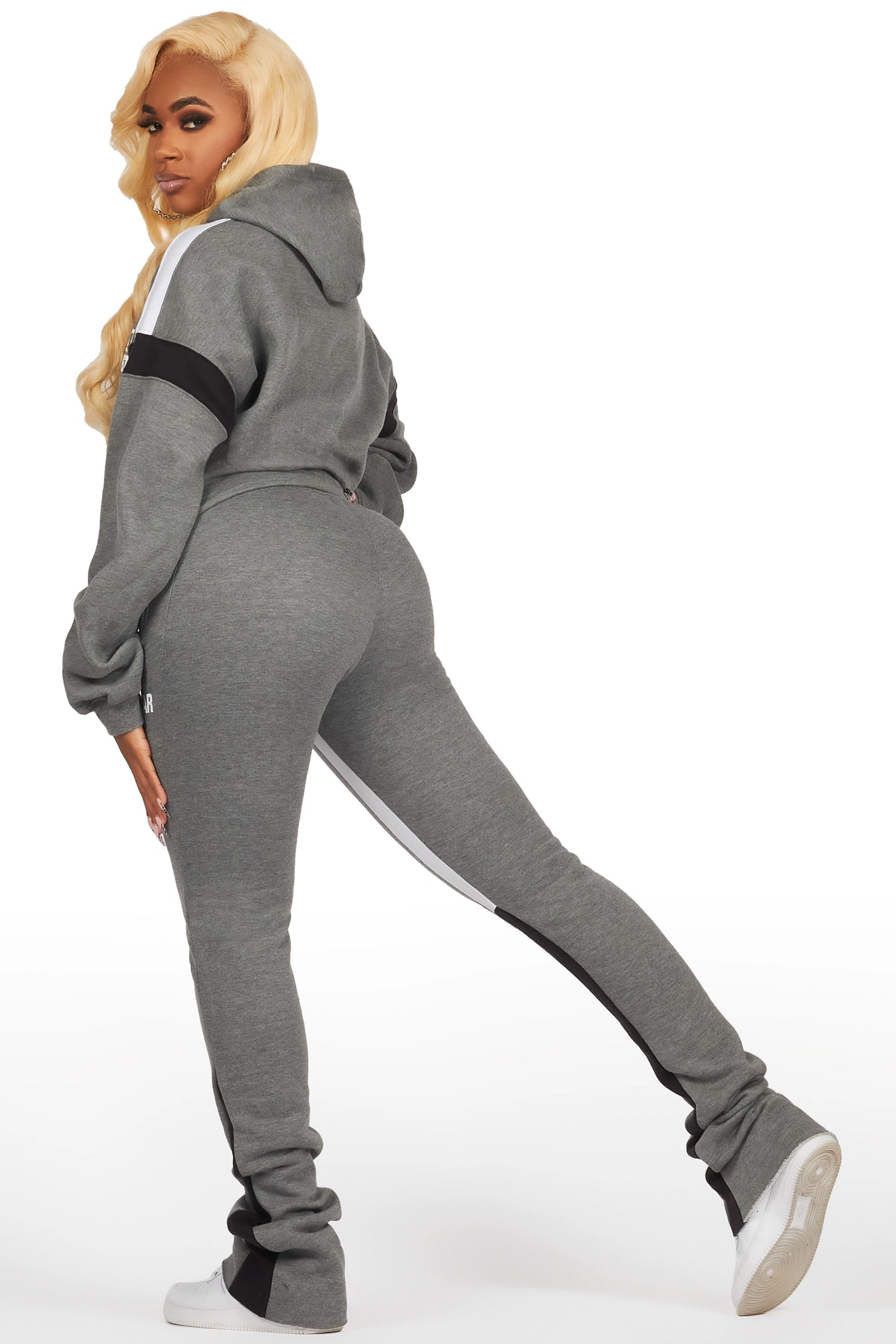 Dashanna Heather Grey Super Stacked Trackset