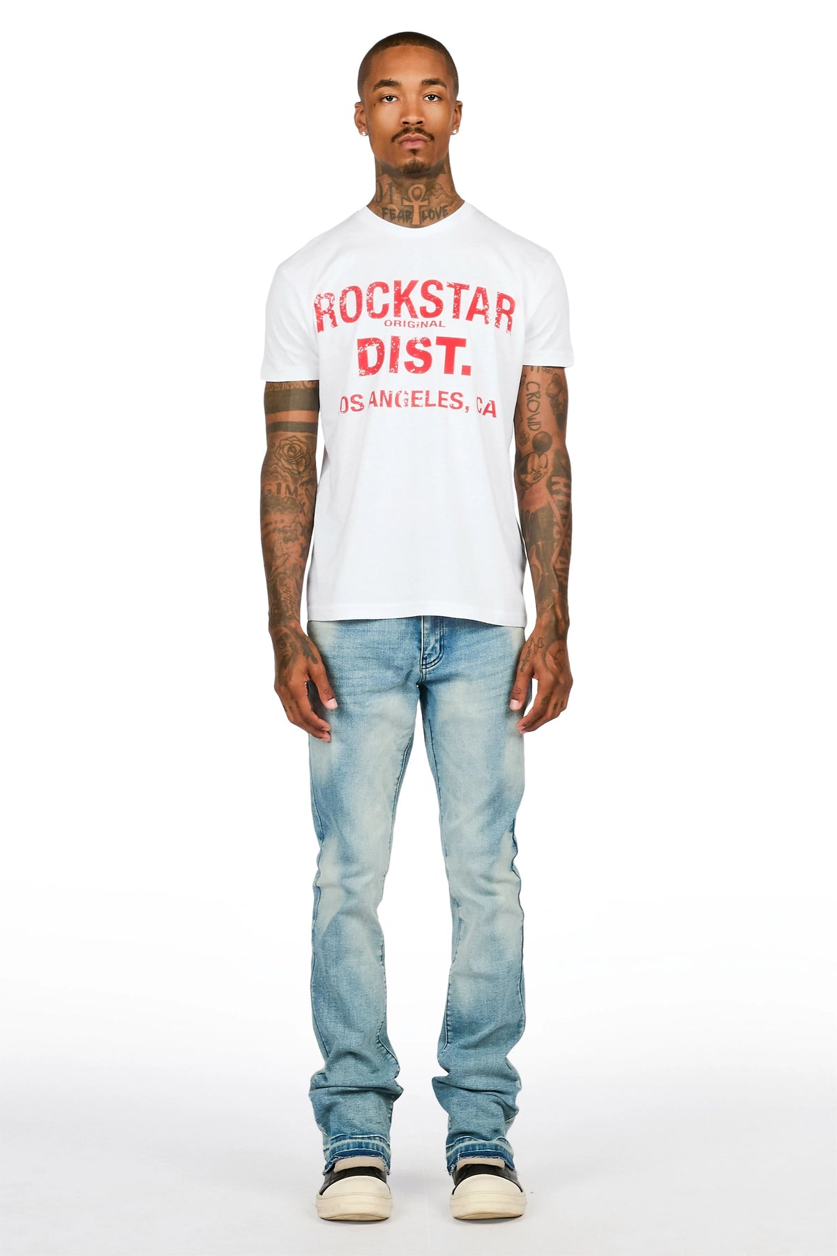 Callier Medium Blue Stacked Jean