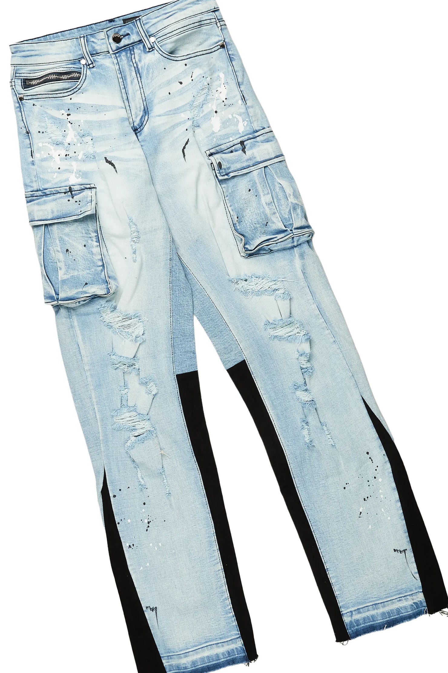 Bubble Royal Blue Hoodie/Baggy Fit Jean Bundle