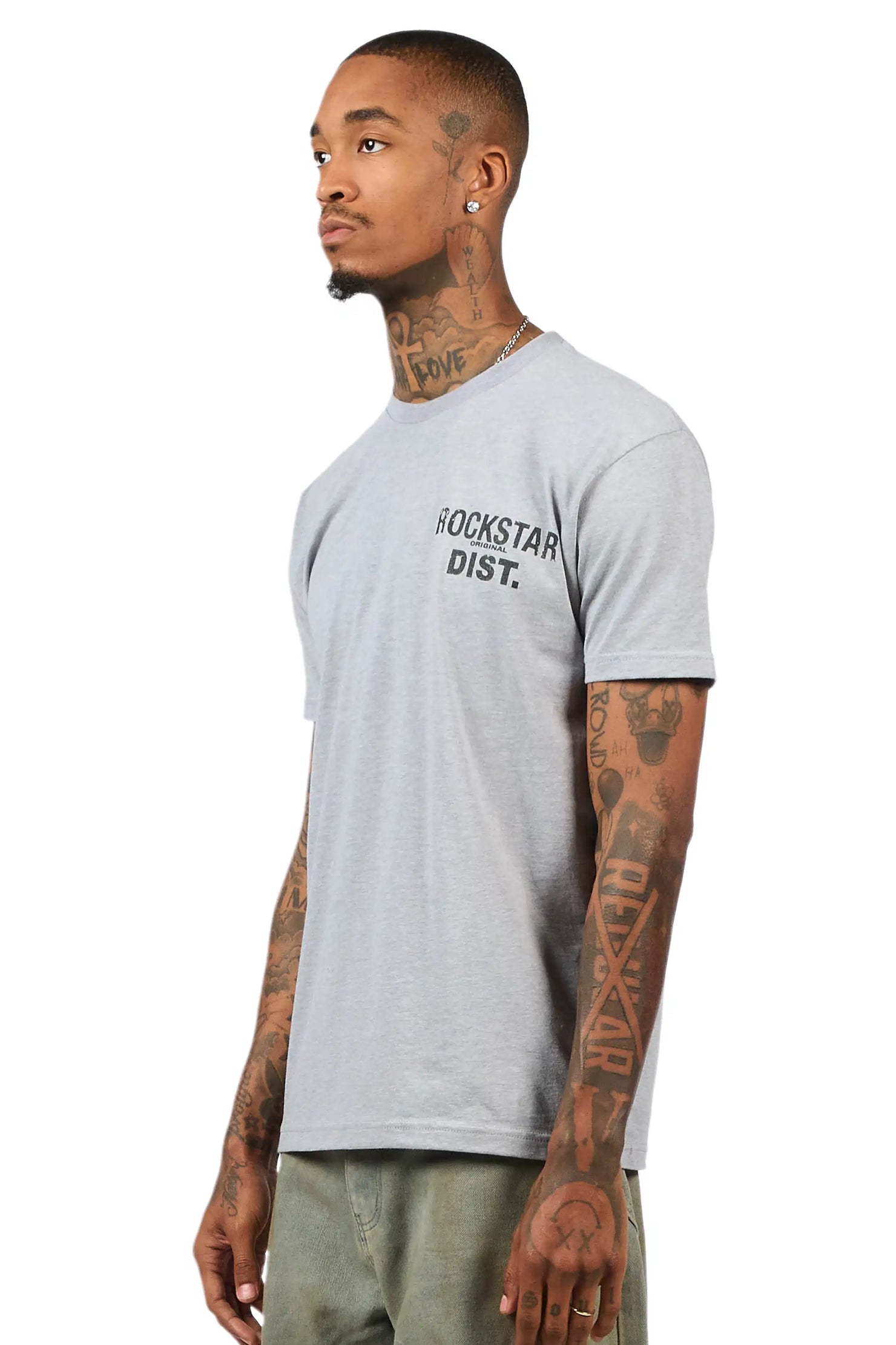 Lake Grey/Black Graphic T-Shirt