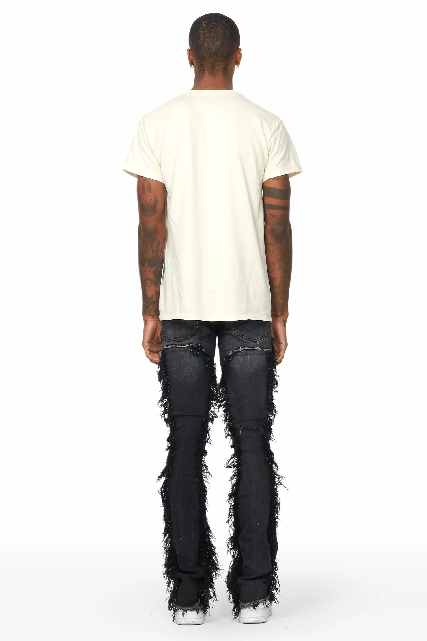 Tristan Grey Stacked Flare Jean