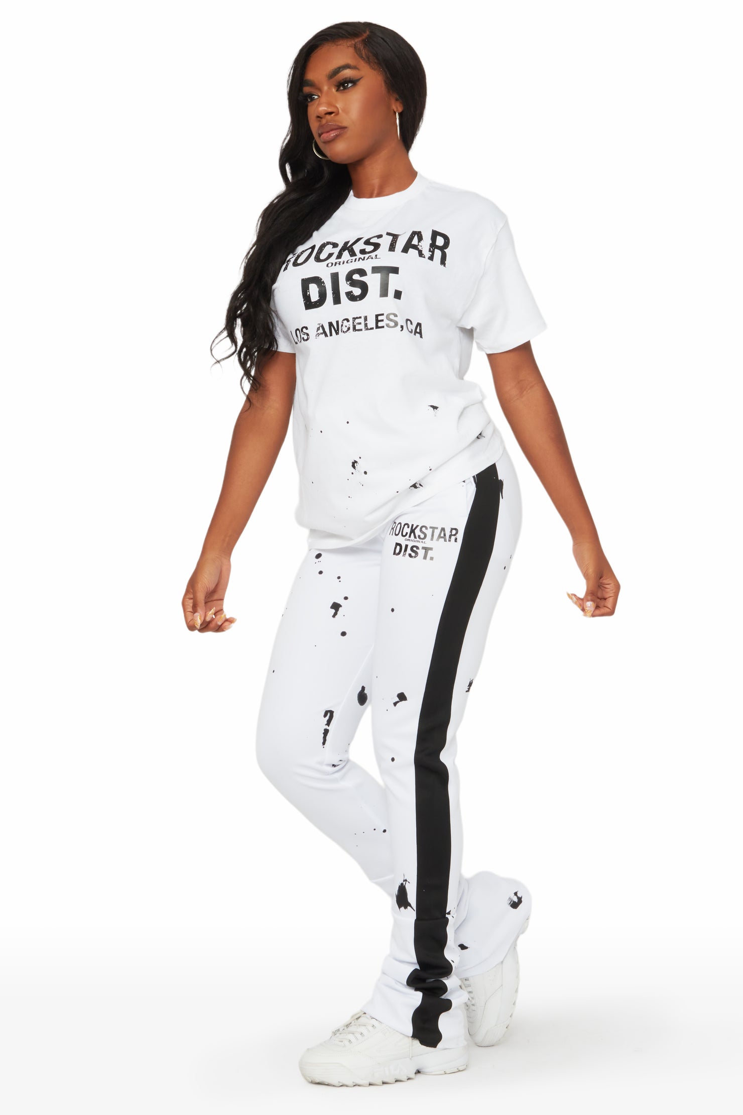 Bump It Up White/Black Super Stacked Trackset