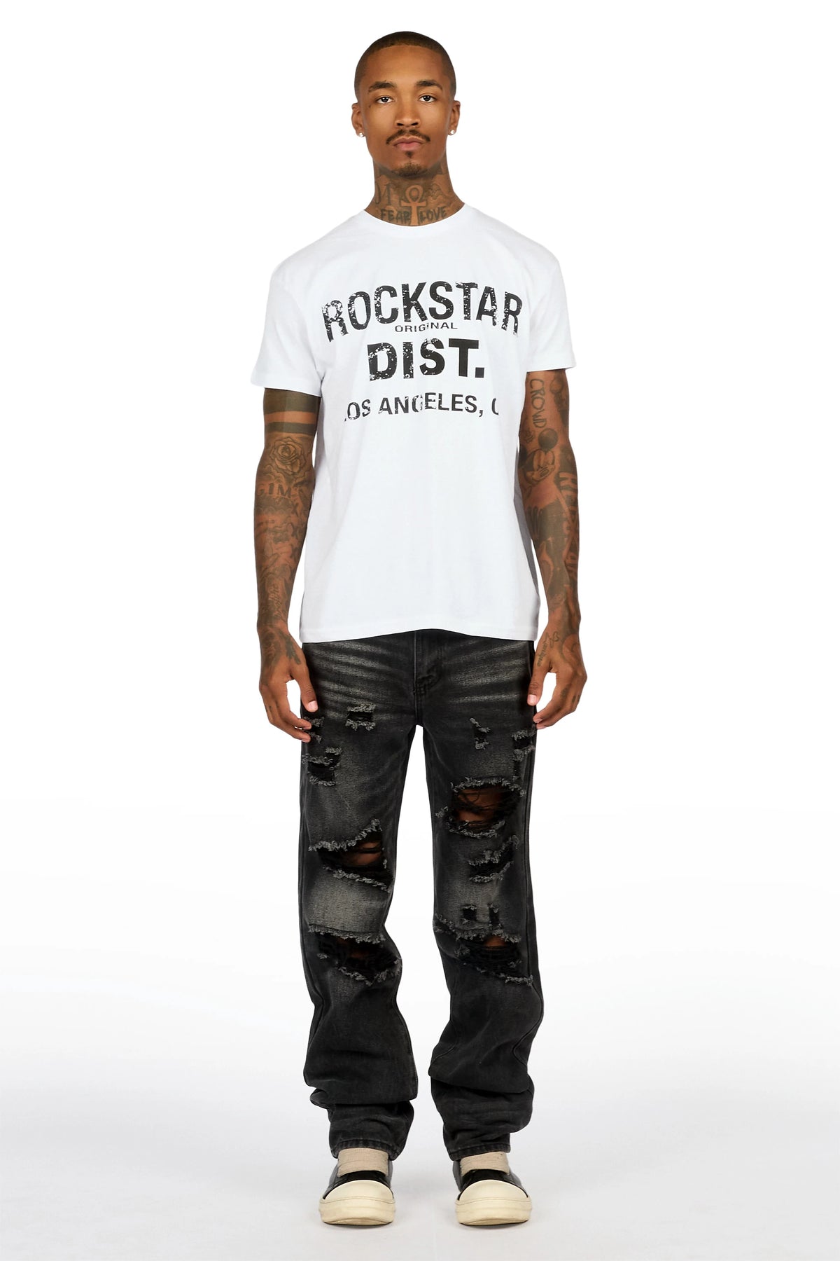 Roberson Grey Baggy Fit Jeans