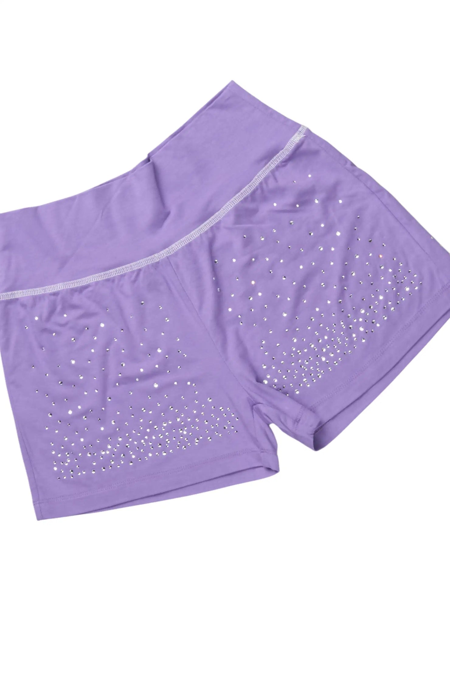 Joella Purple Rhinestone Short Set