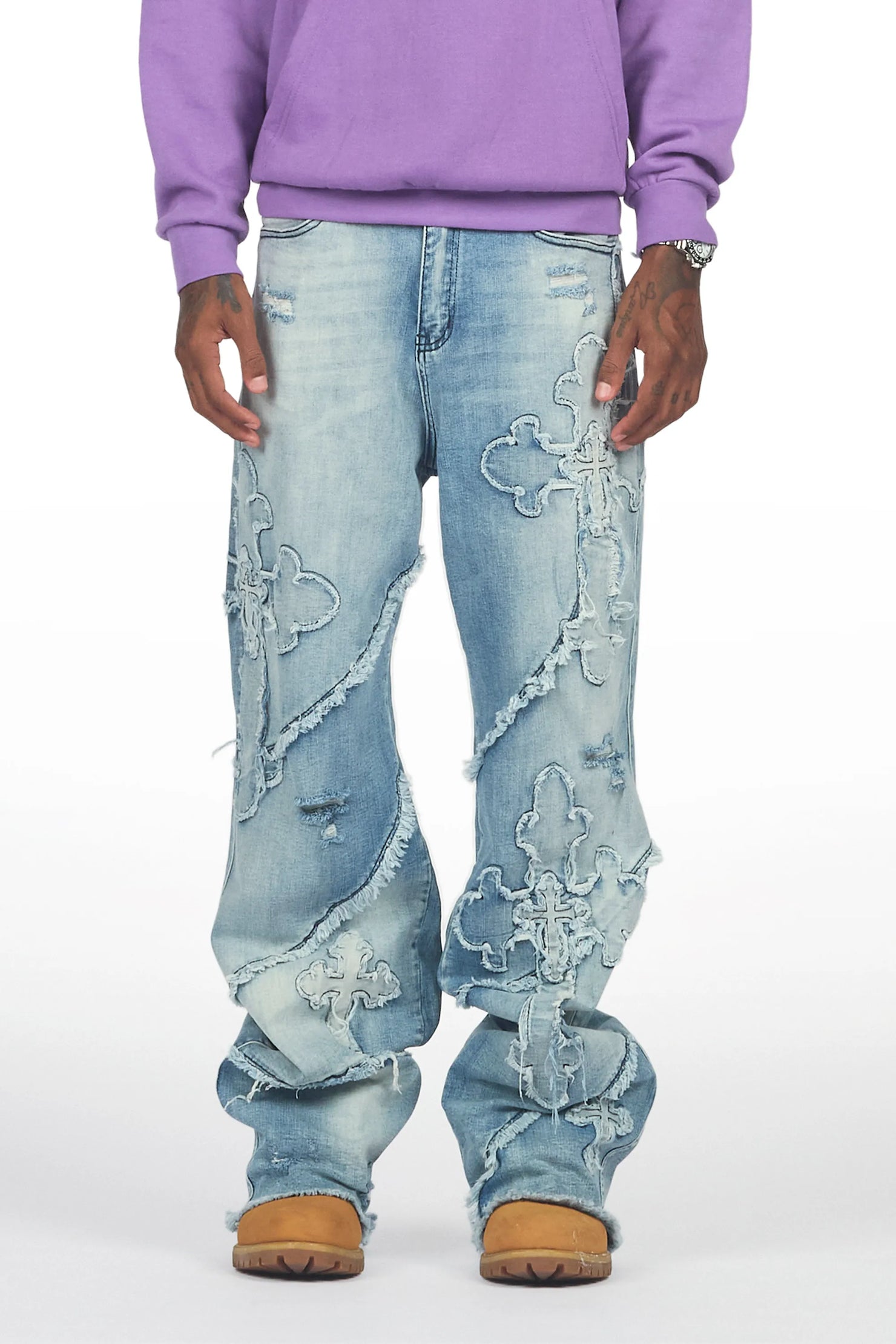 Krose Blue Baggy Fit Jean