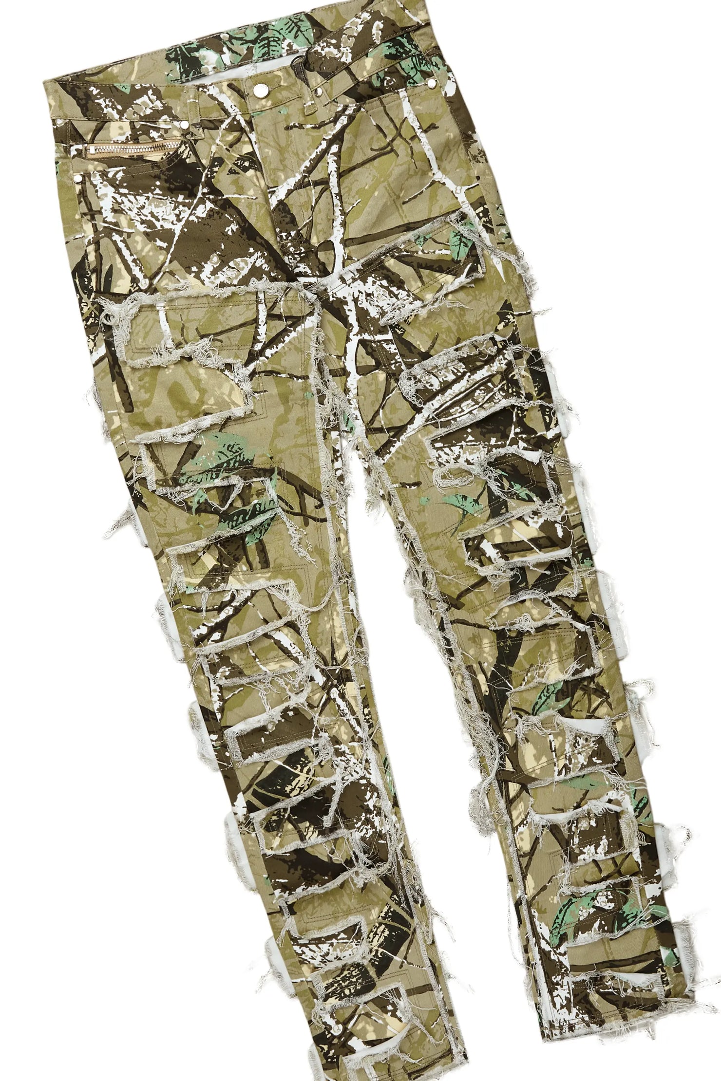 Lake White/Tree Camo T-Shirt/Slim Jean Bundle