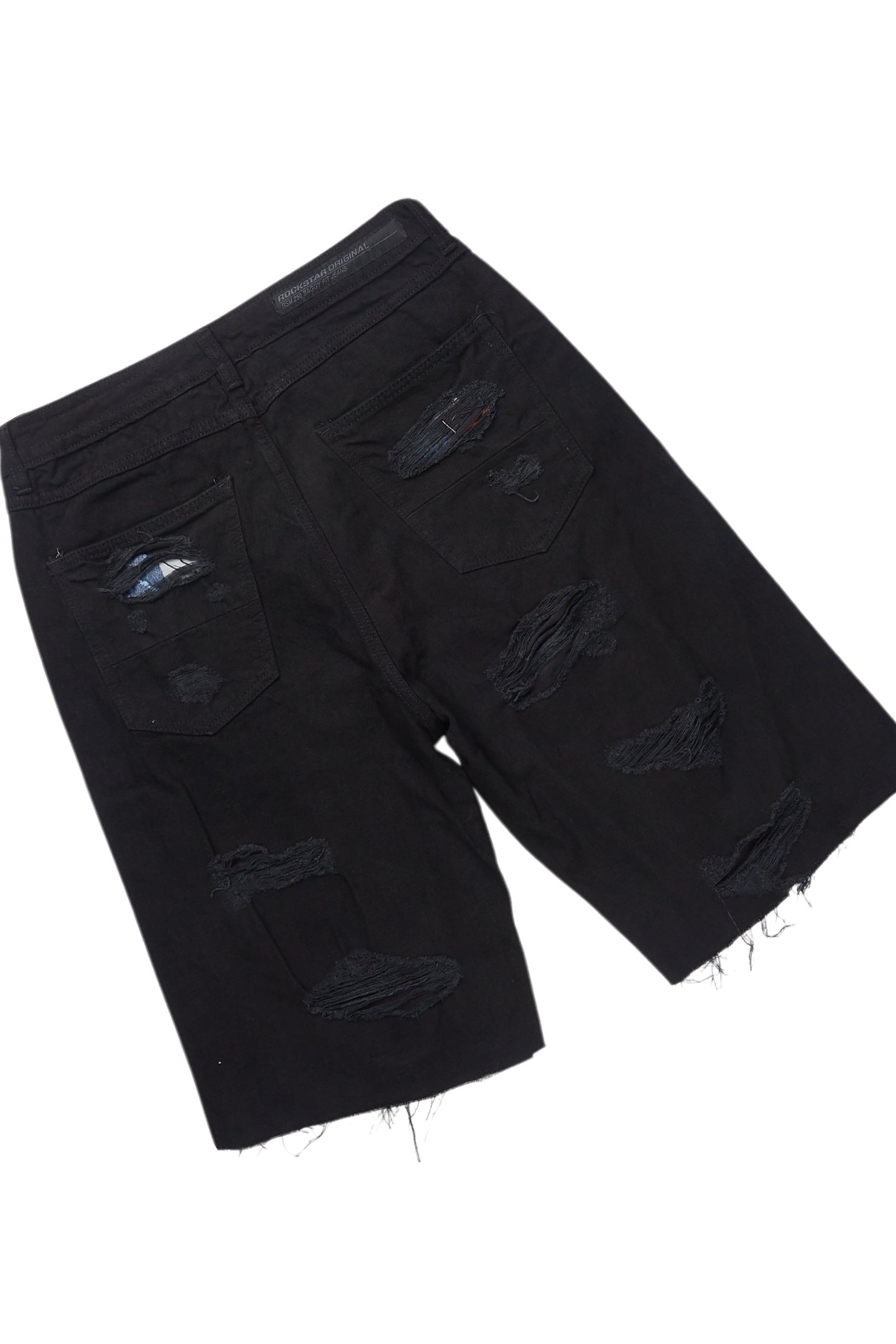 Kip Black T-Shirt/Denim Short Set