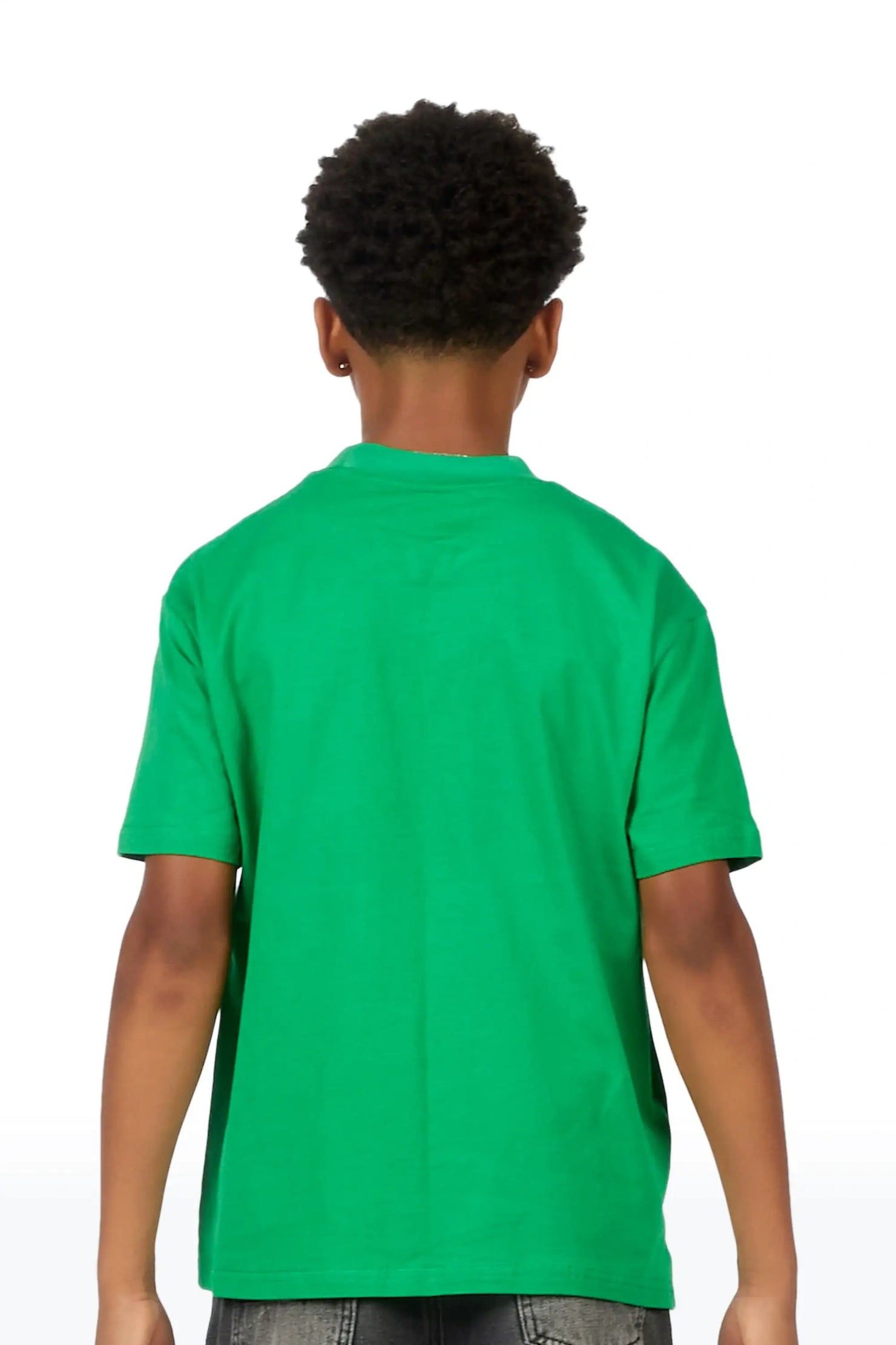 Boys Storm Green Graphic T-Shirt