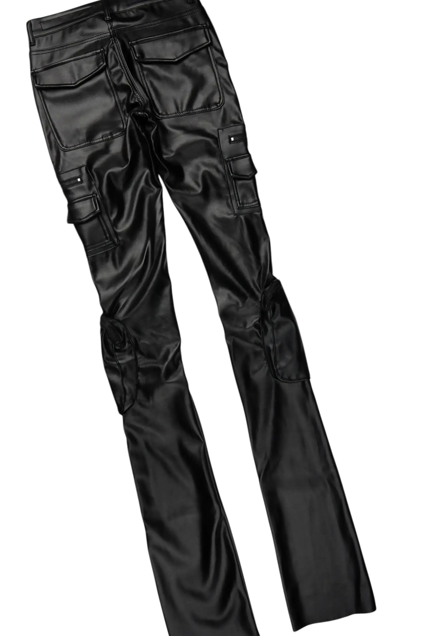 Sana Hoodie/Super Stacked Flare PU Jean Bundle