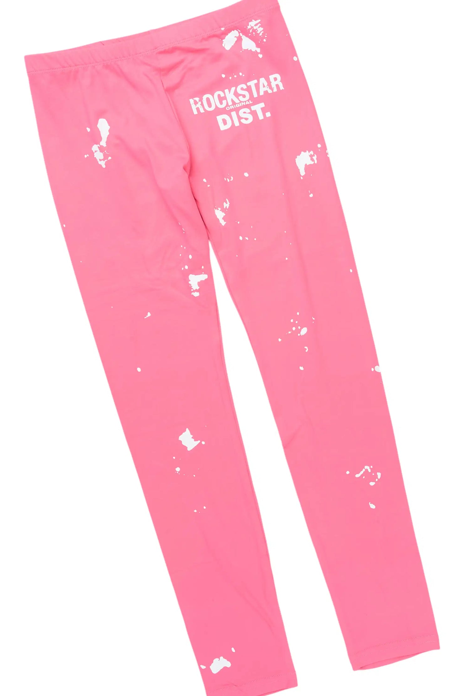 Girls Living For It Pink Long Sleeve Lounge Set