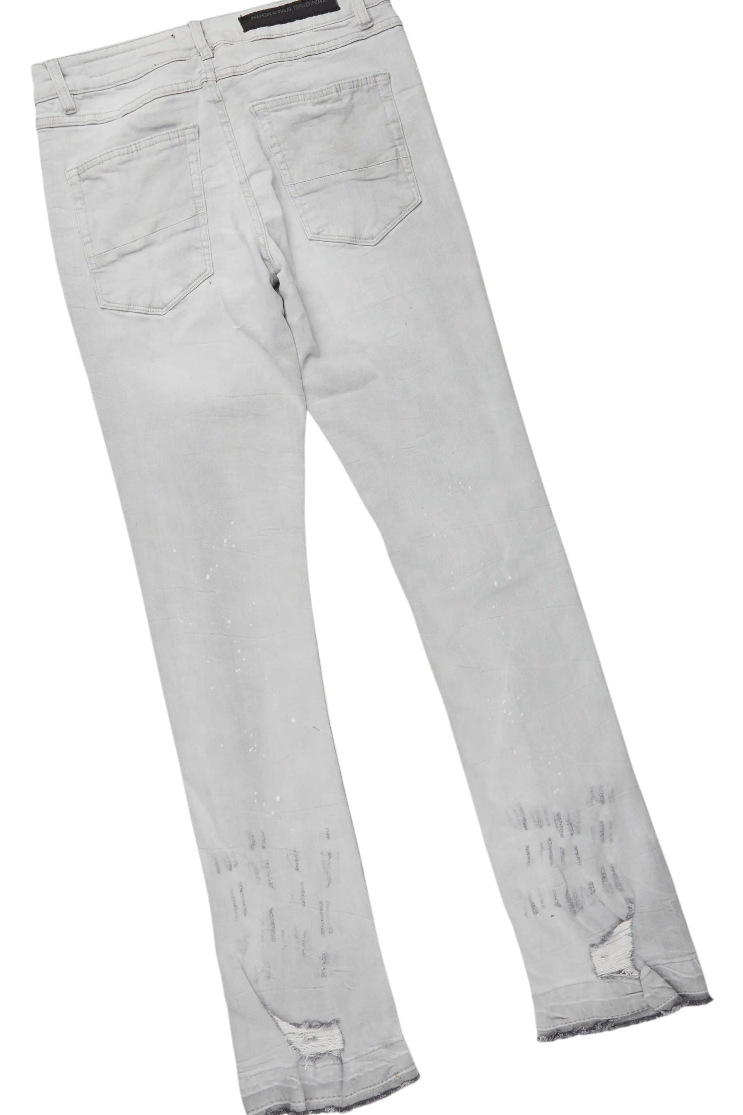 Farren Black Long Sleeve T-Shirt/Stacked Flare Jean Bundle