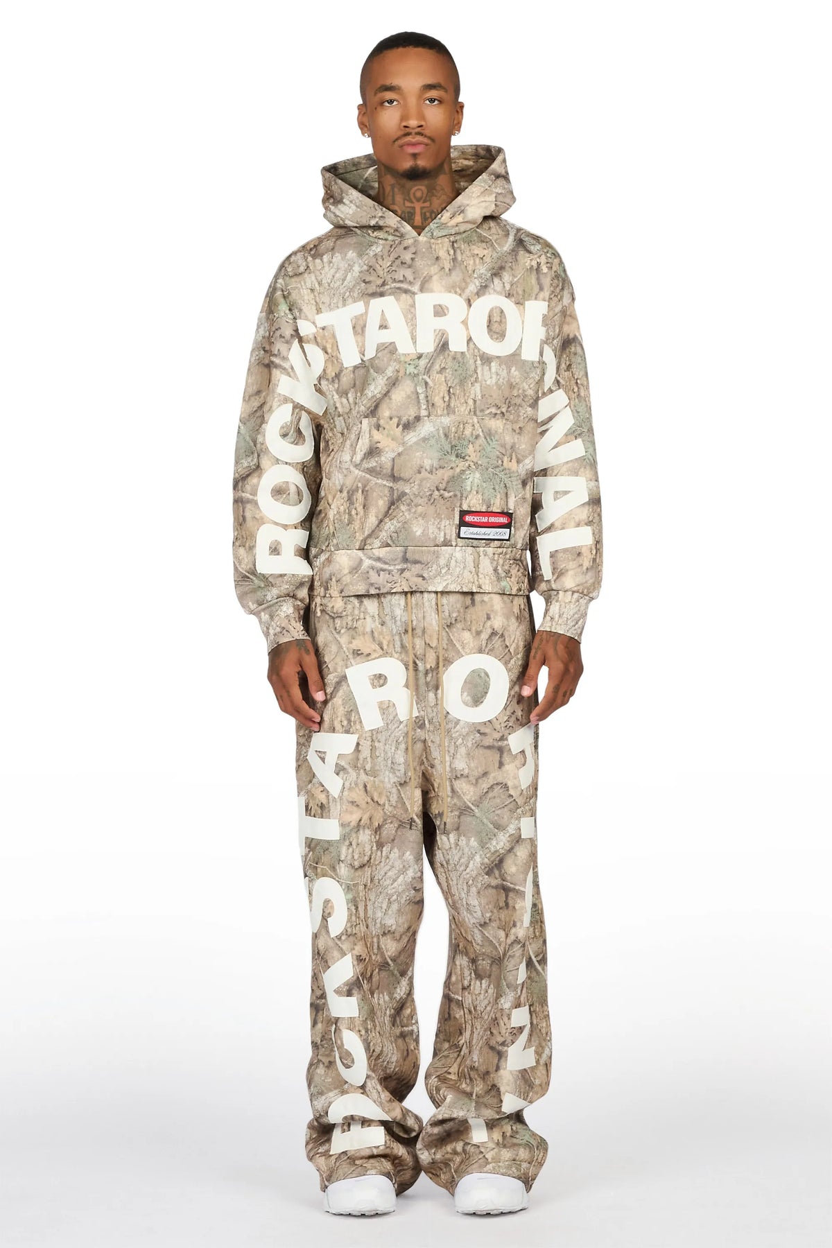 Kirin Tree Camo Hoodie/Baggy Pant Track Set
