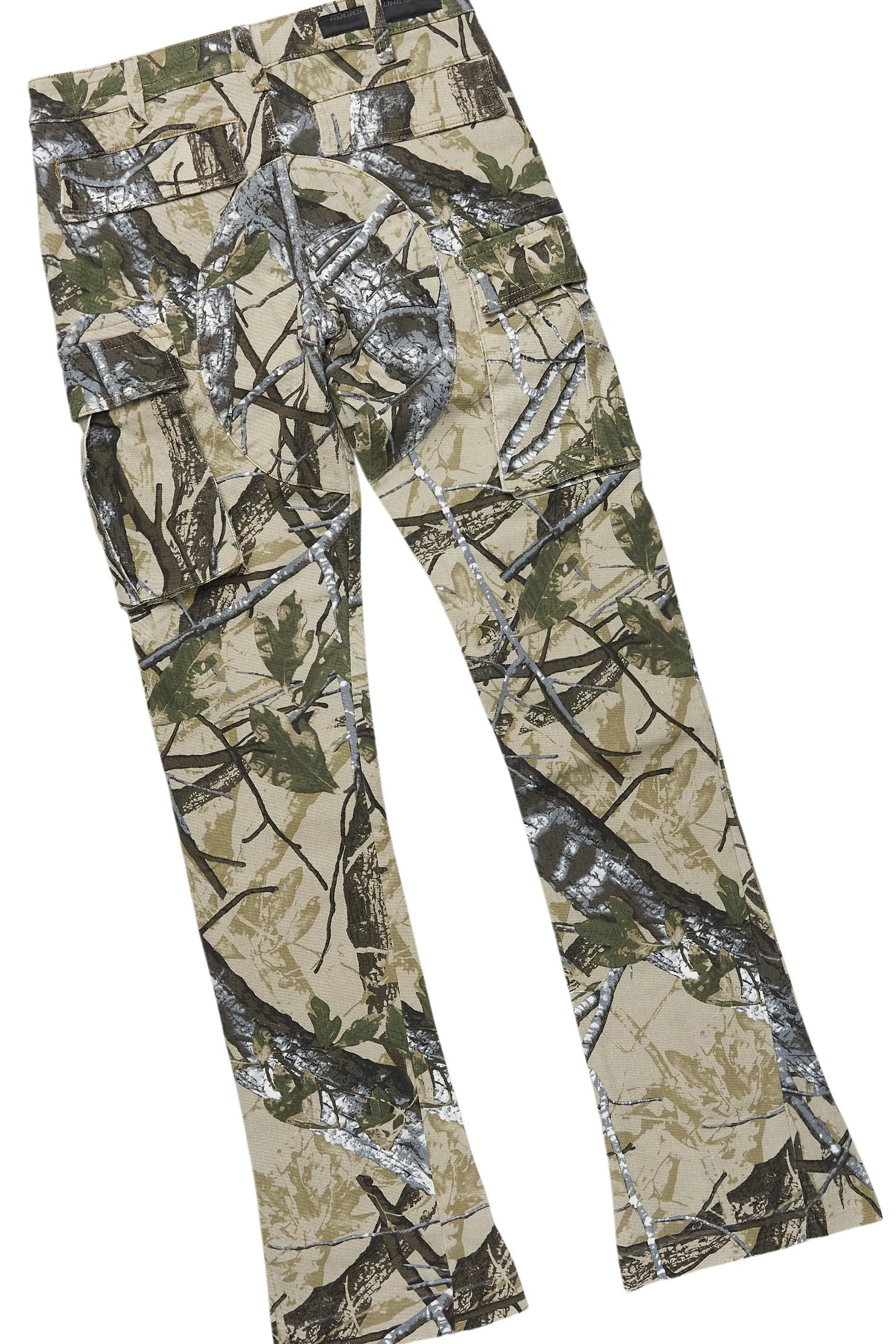 Lake Khaki Hoodie/Stacked Flare Jean Bundle