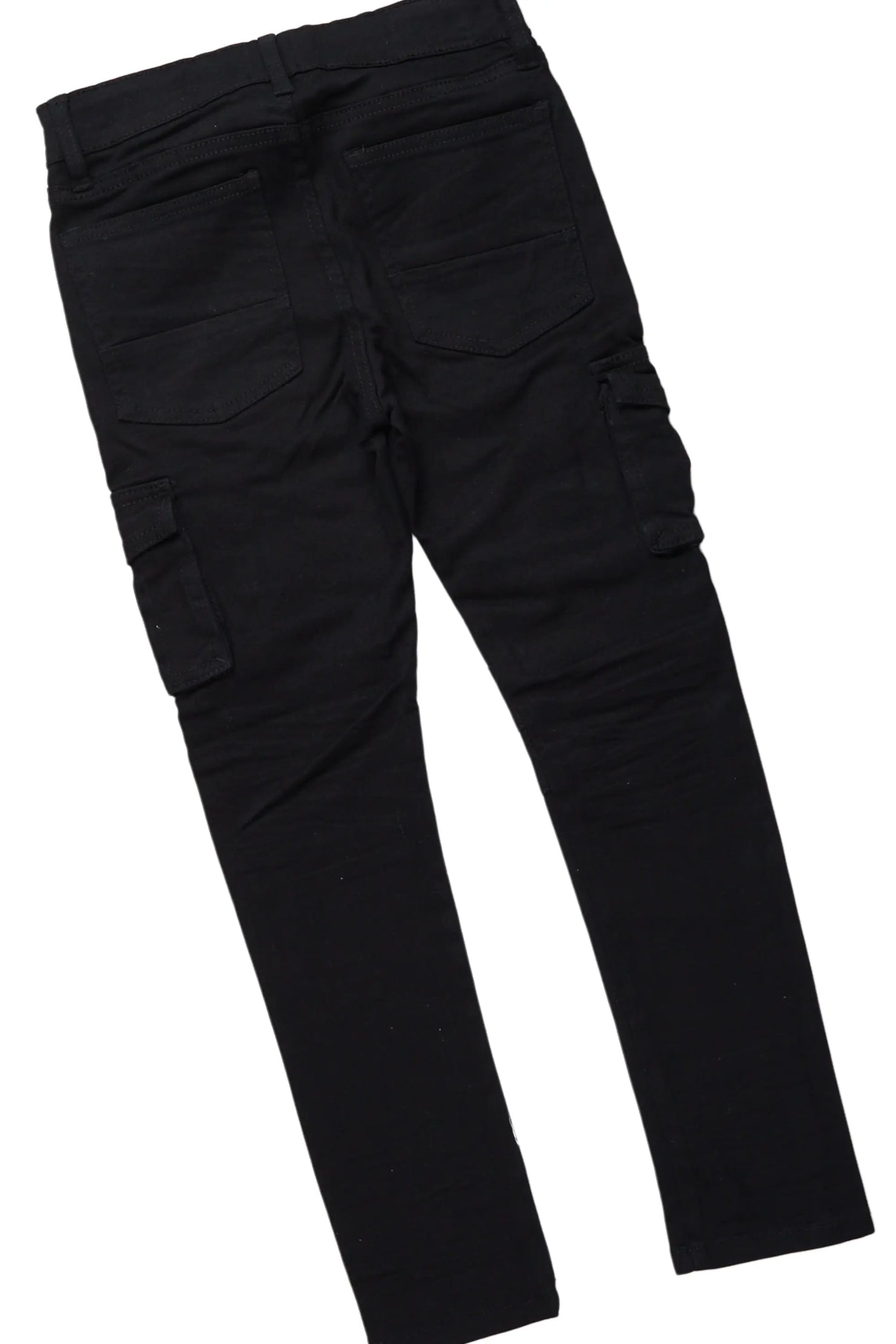 Boys Safi White/Black T-Shirt/Cargo Jean Set