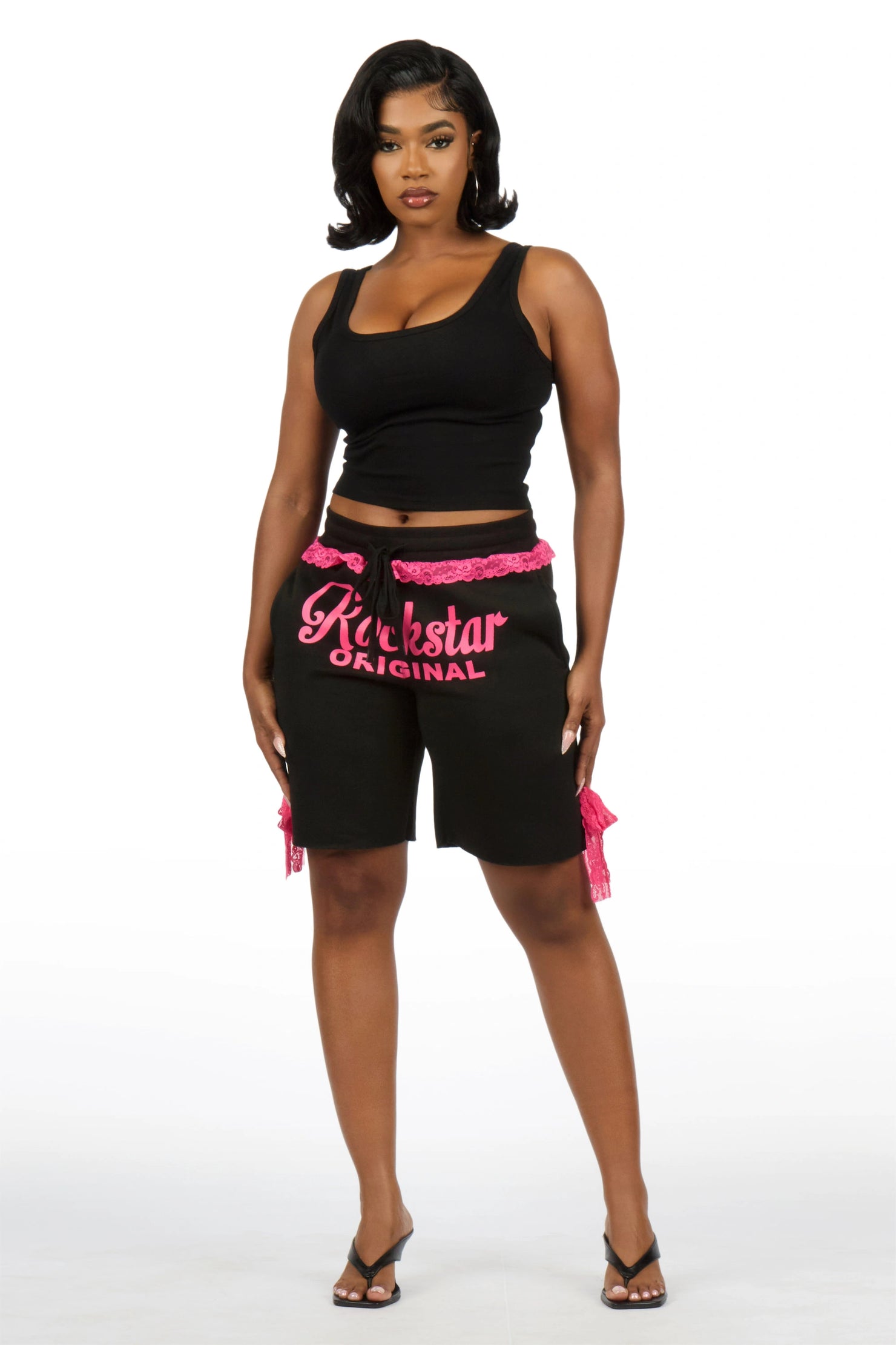 Lala Black Baggy Short