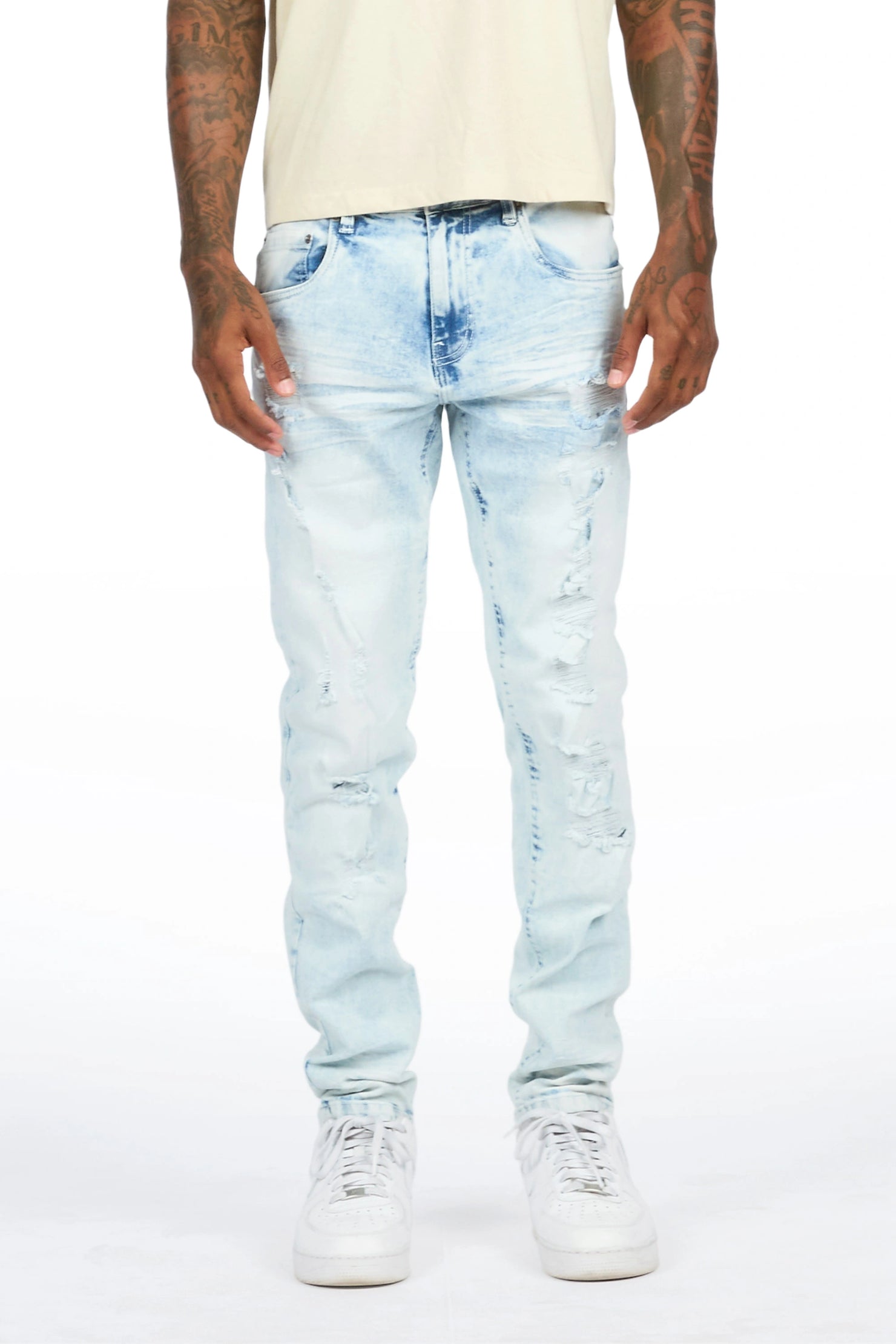 Kennet Bleach Blue Slim Fit Jean