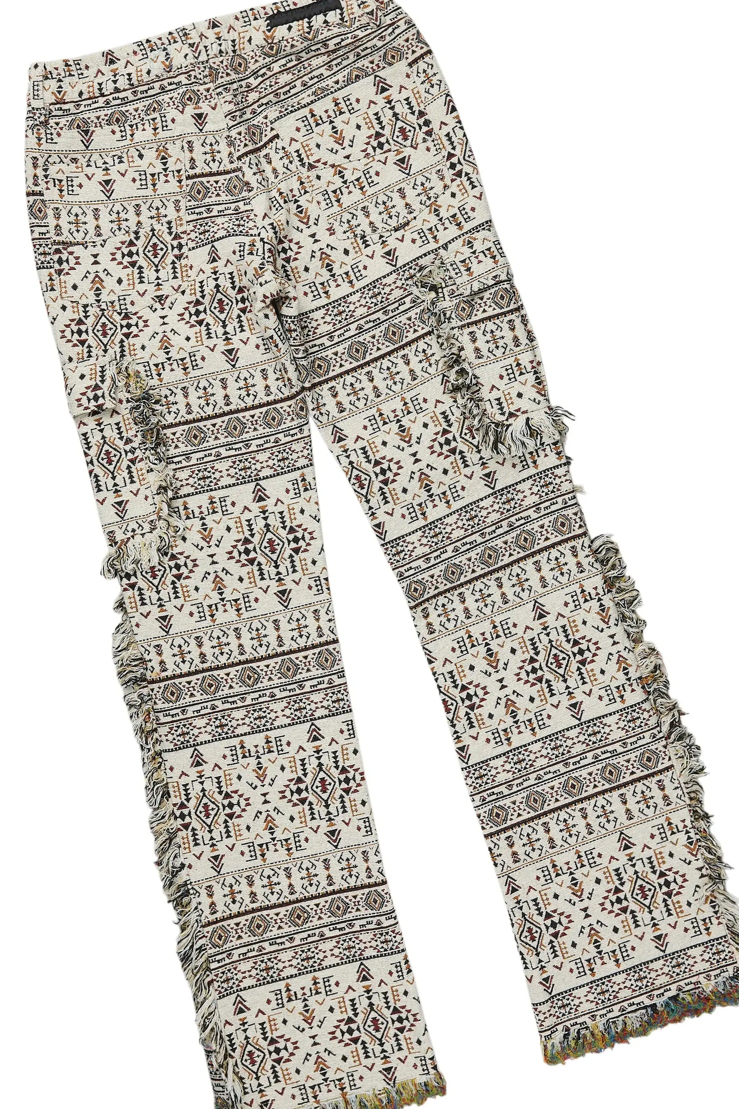 Girls Isla Maroon Hoodie/Stacked Flare Jean Set