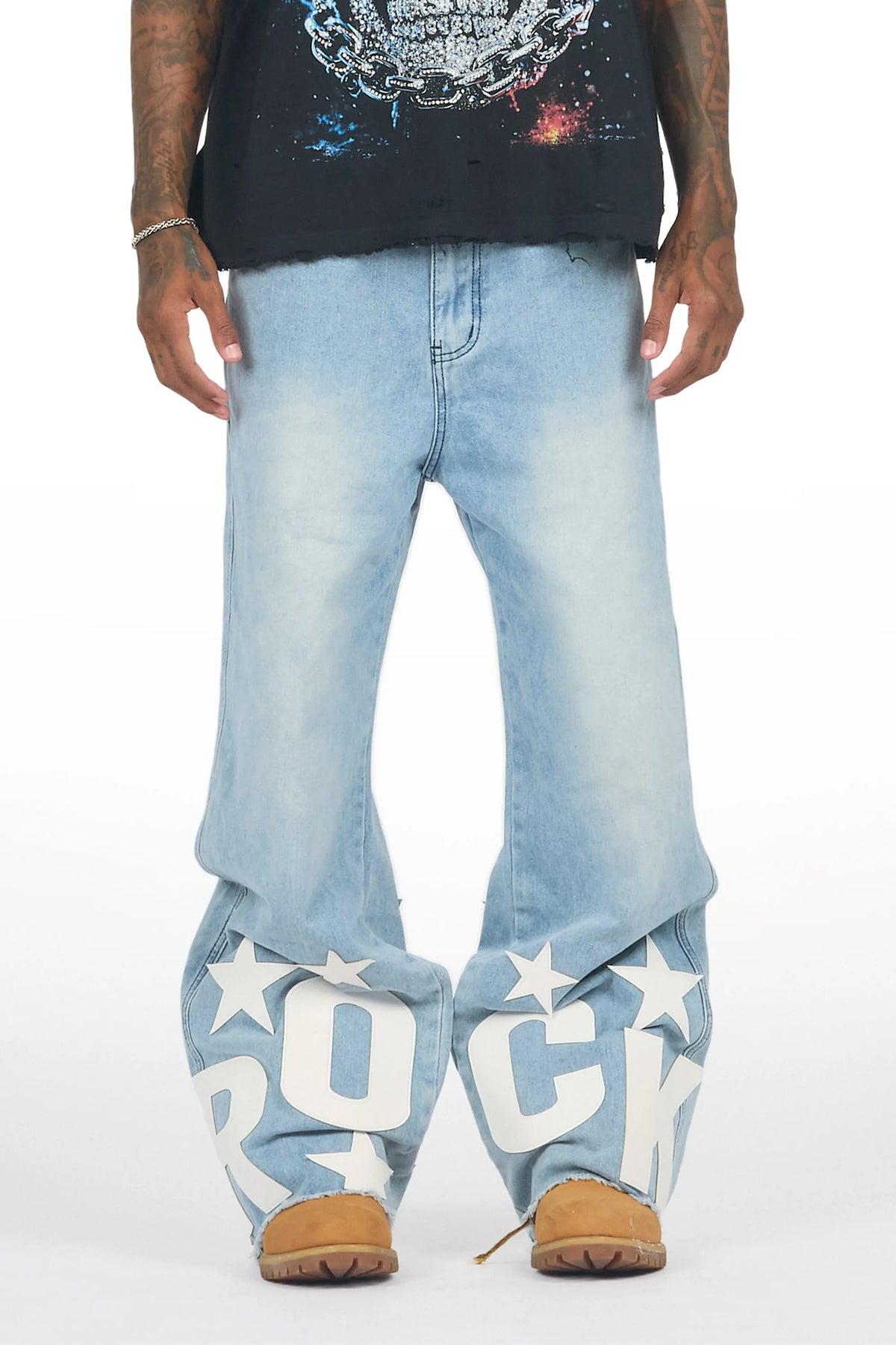 Kean Blue Baggy Fit Jean